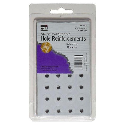 Refuerzos de Agujeros de Papel Charles Leonard 544 Unidades