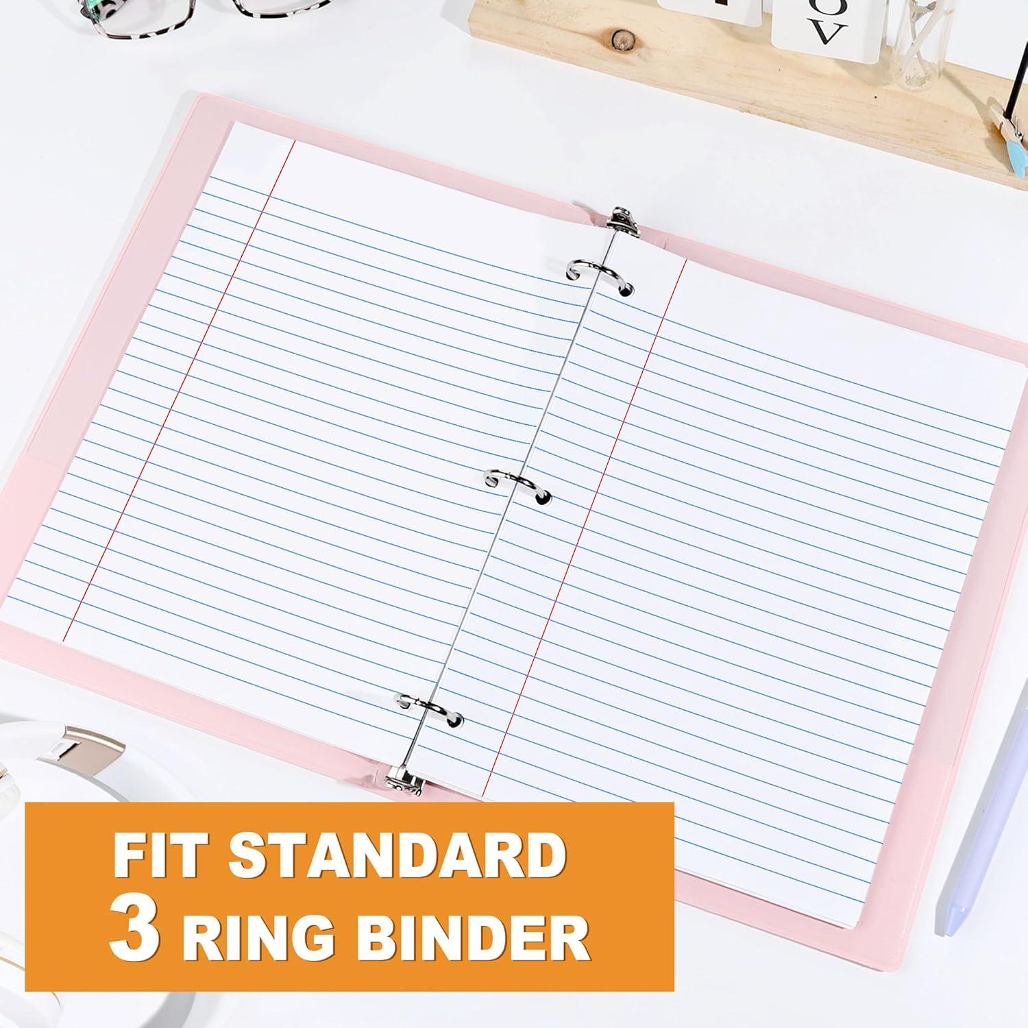 Papel Suelto Rayado Ancho SUNEE 450 Hojas 20.3x26.7 cm