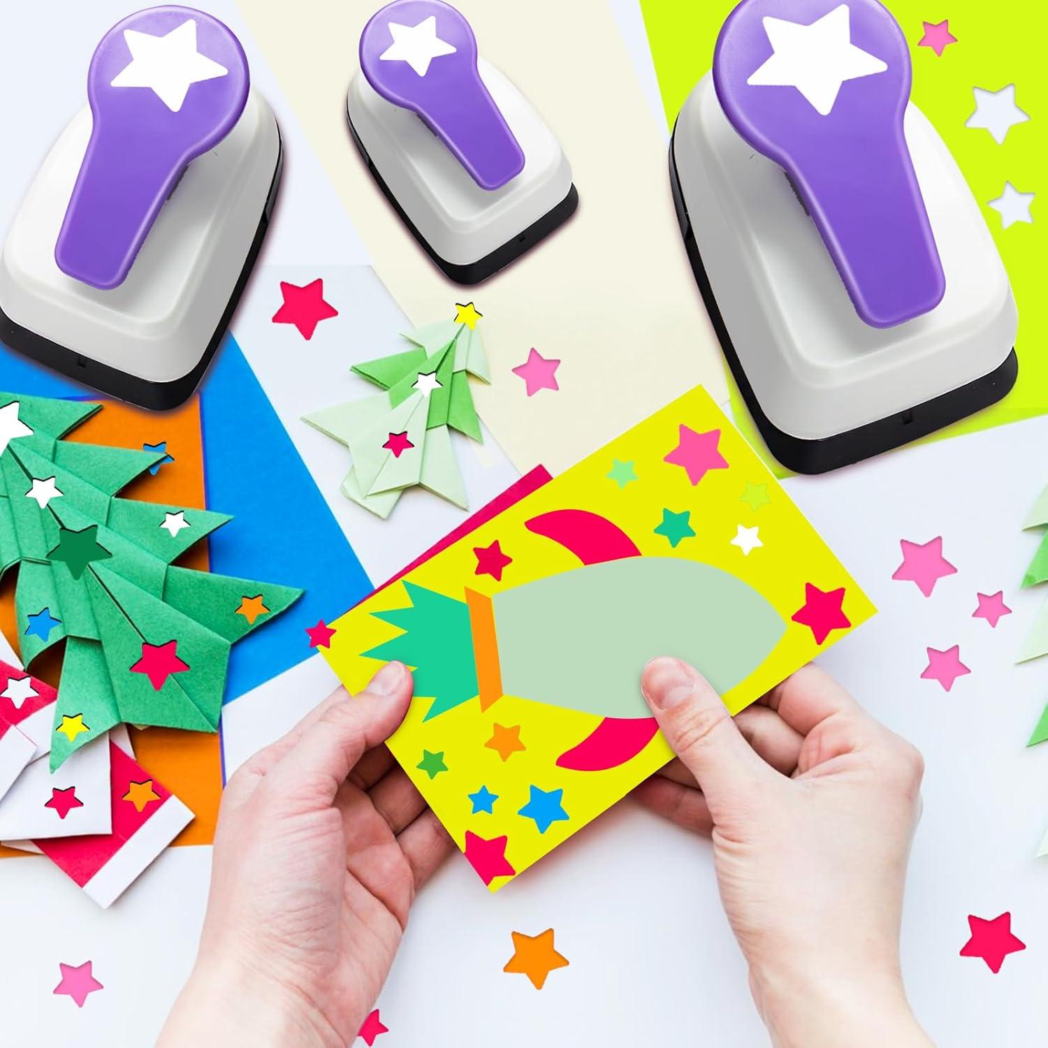 Juego de Perforadoras de Papel Estrella DDXY, 3 Piezas