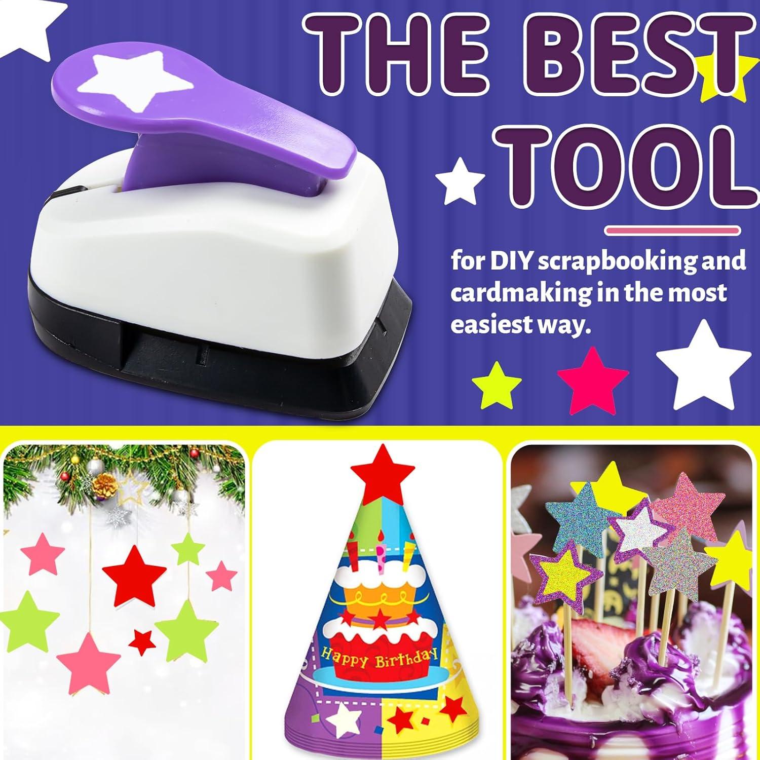 Juego de Perforadoras de Papel Estrella DDXY, 3 Piezas