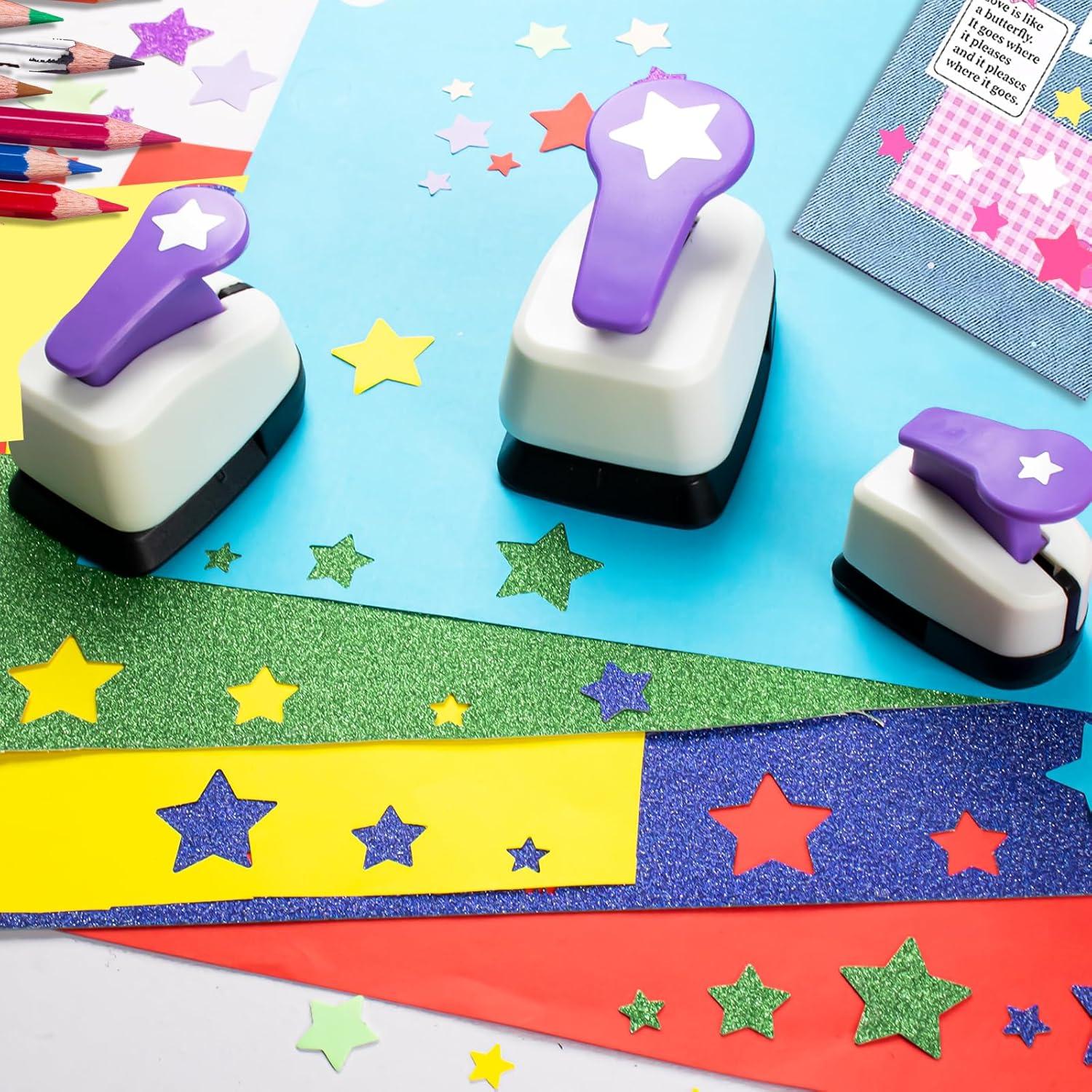 Juego de Perforadoras de Papel Estrella DDXY, 3 Piezas