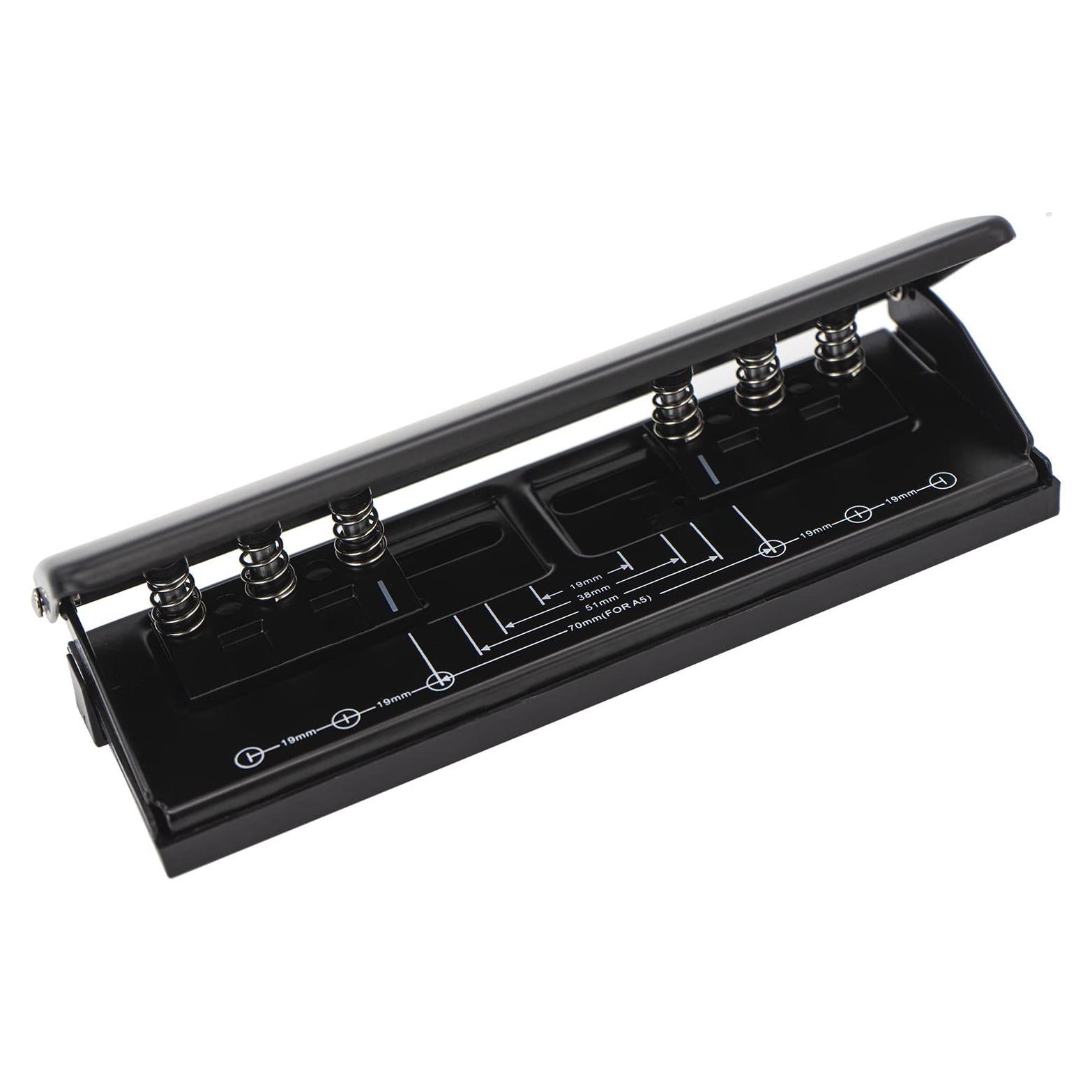 Perforadora de Papel Zofly 6 Agujeros Ajustable A5 A6 A7