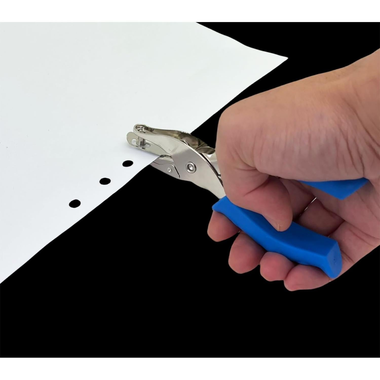 Perforador de Papel Mini XIAOXGXF 2 Piezas 3mm y 6mm Azul