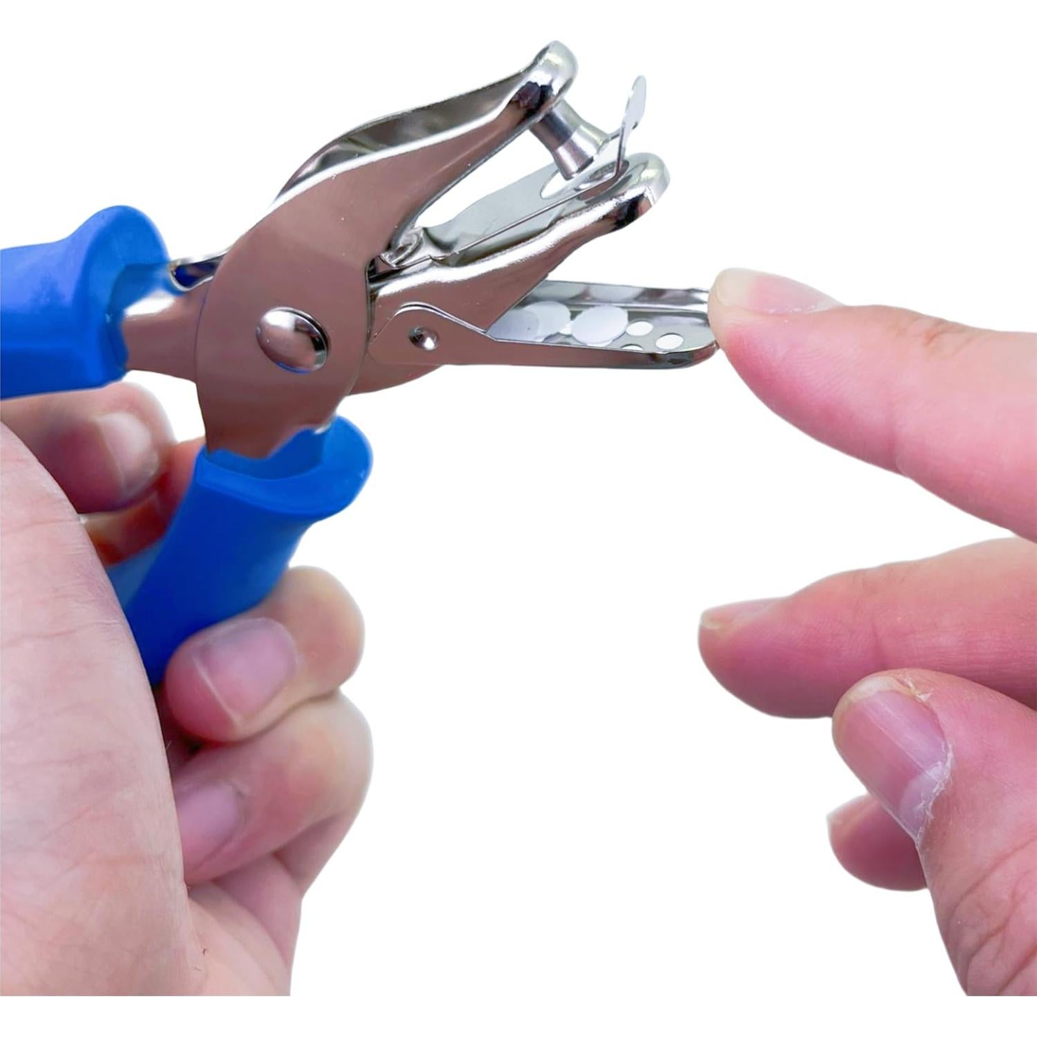 Perforador de Papel Mini XIAOXGXF 2 Piezas 3mm y 6mm Azul