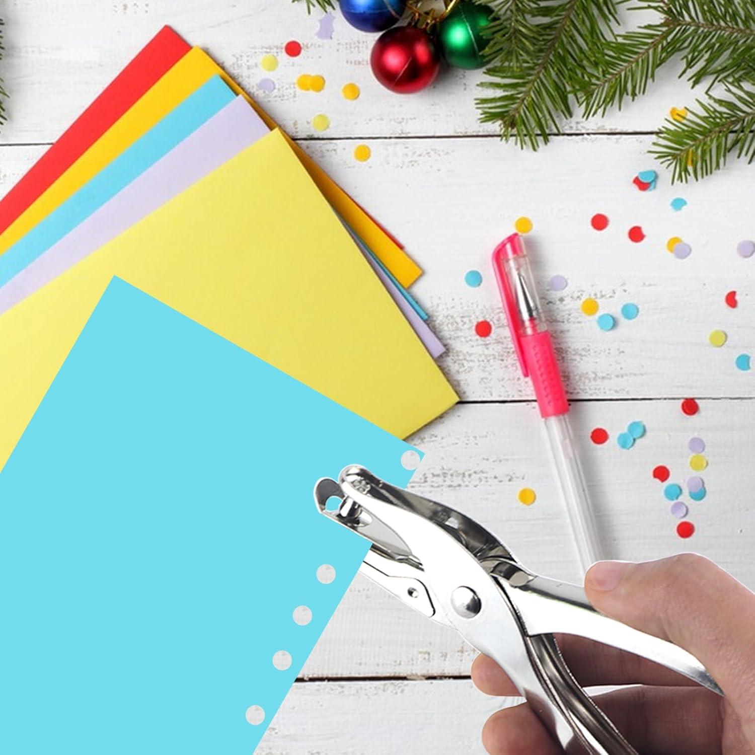 Juego de 2 Perforadoras Manuales de Papel TKYZMS - 6mm y 3mm