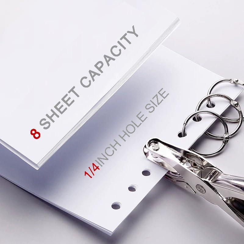 Paquete 2 Perforadoras Vfrikor + 20 Anillos Encuadernación