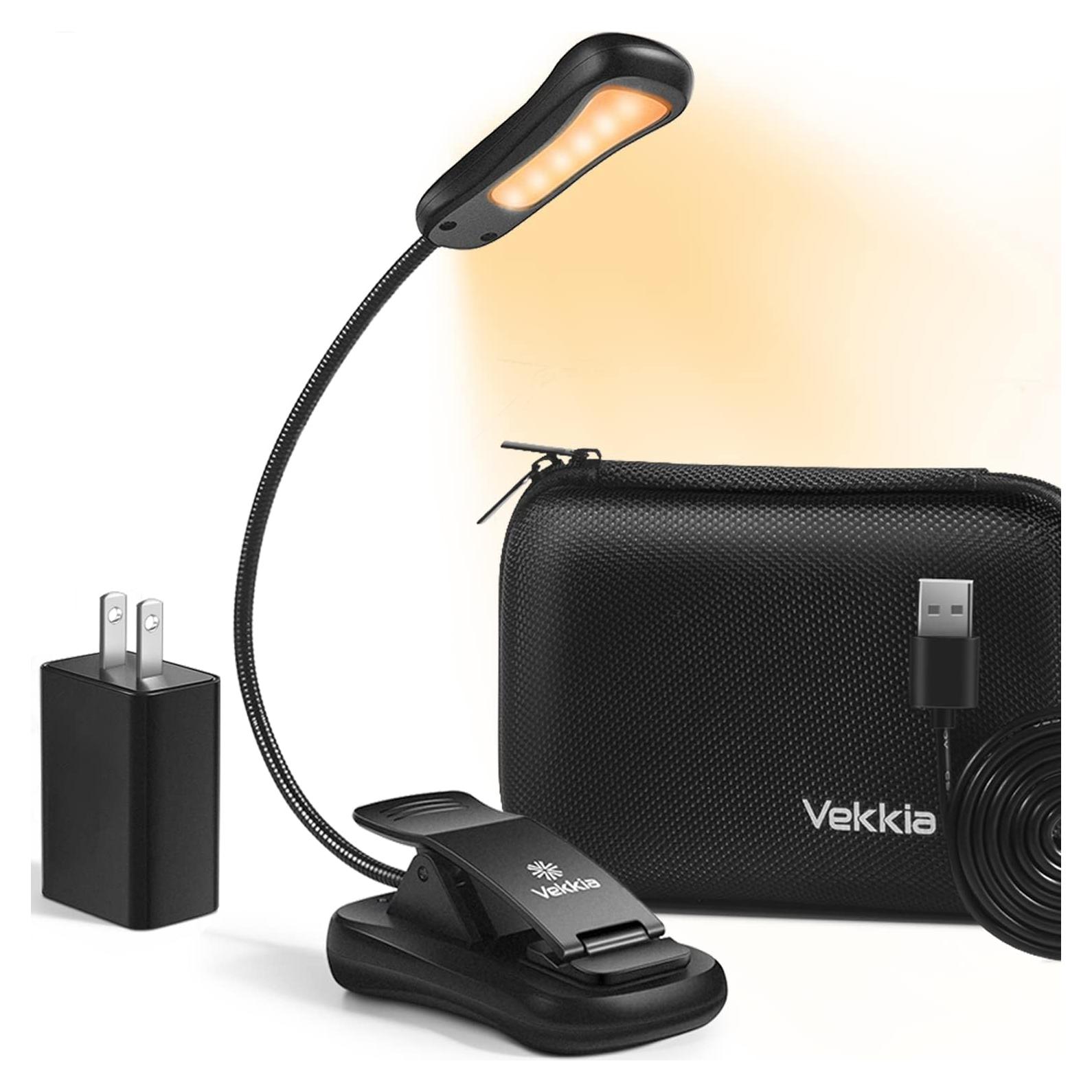 Luz de Lectura Vekkia BK-07 Recargable LED Cálido 60 Horas