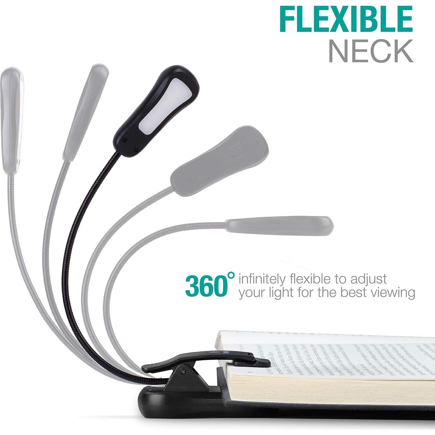 Luz de Lectura Vekkia BK-07 Recargable LED Cálido 60 Horas