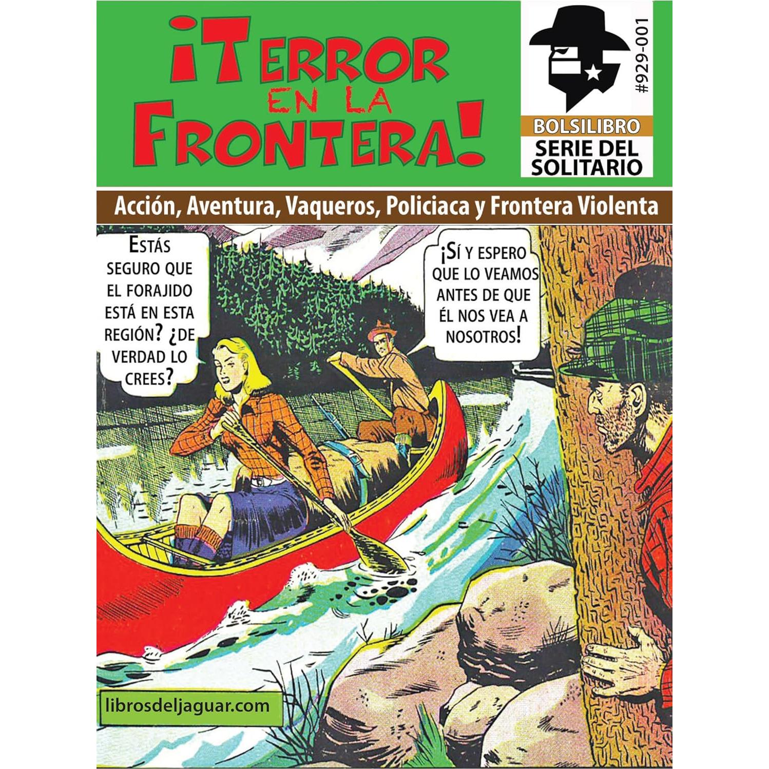 Novela Ilustrada de Acción y Aventura Vaquera - Tapa Blanda