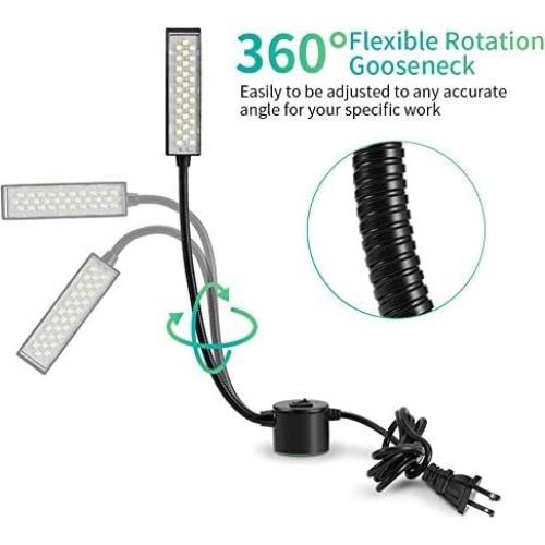 Luz LED de Trabajo eecoo con Brazo Flexible y Base Magnética