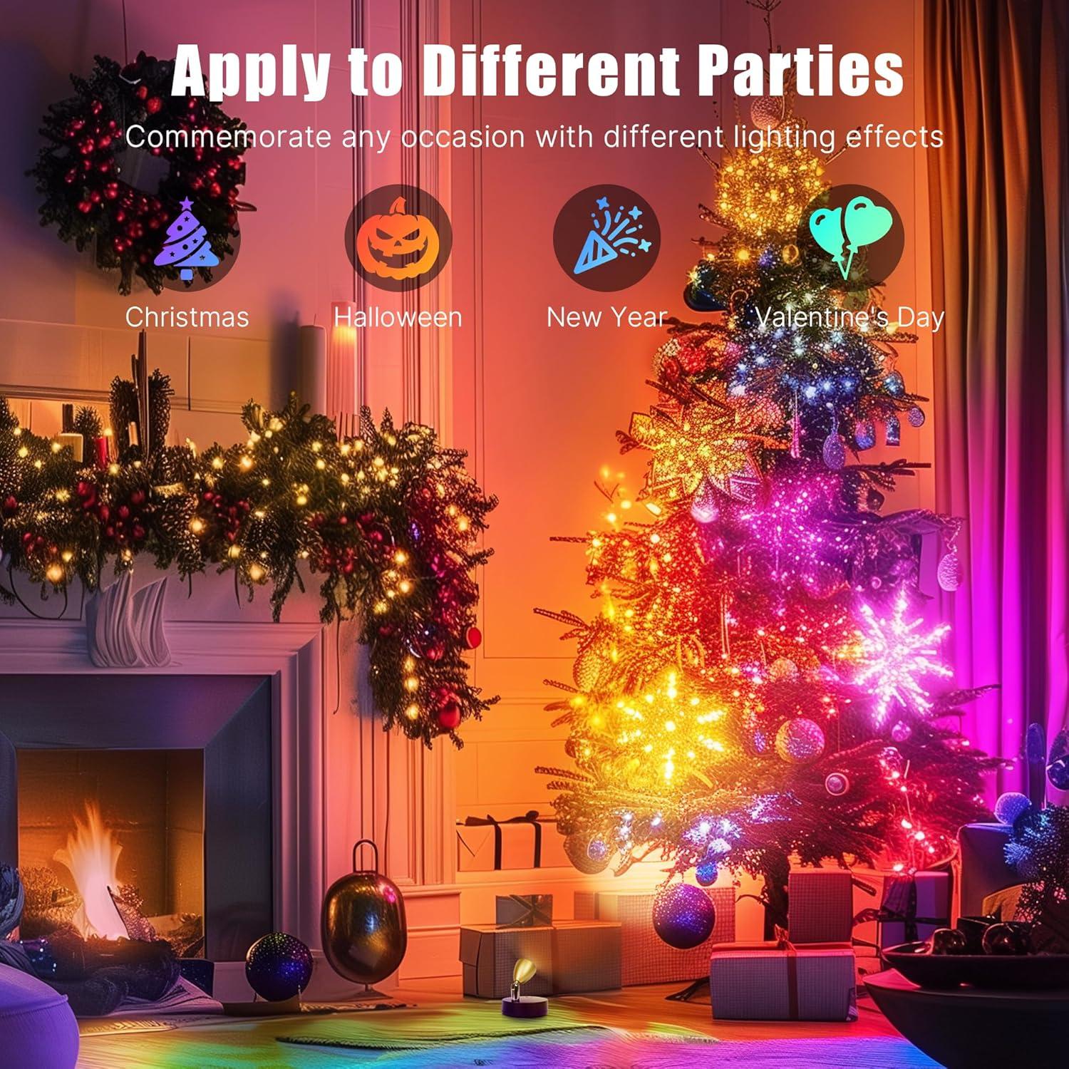 Paquete de 4 Focos RGBW Inalámbricos Recargables 1800mAh