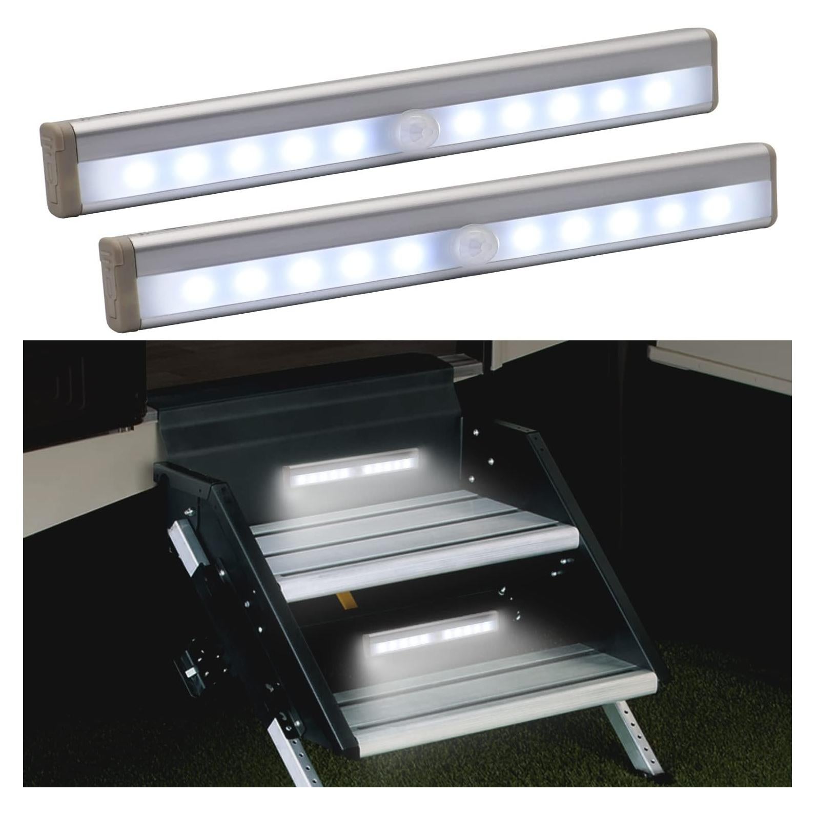 Luces de Escalera LED CCBASEBALL con Sensor de Movimiento - 2 Piezas