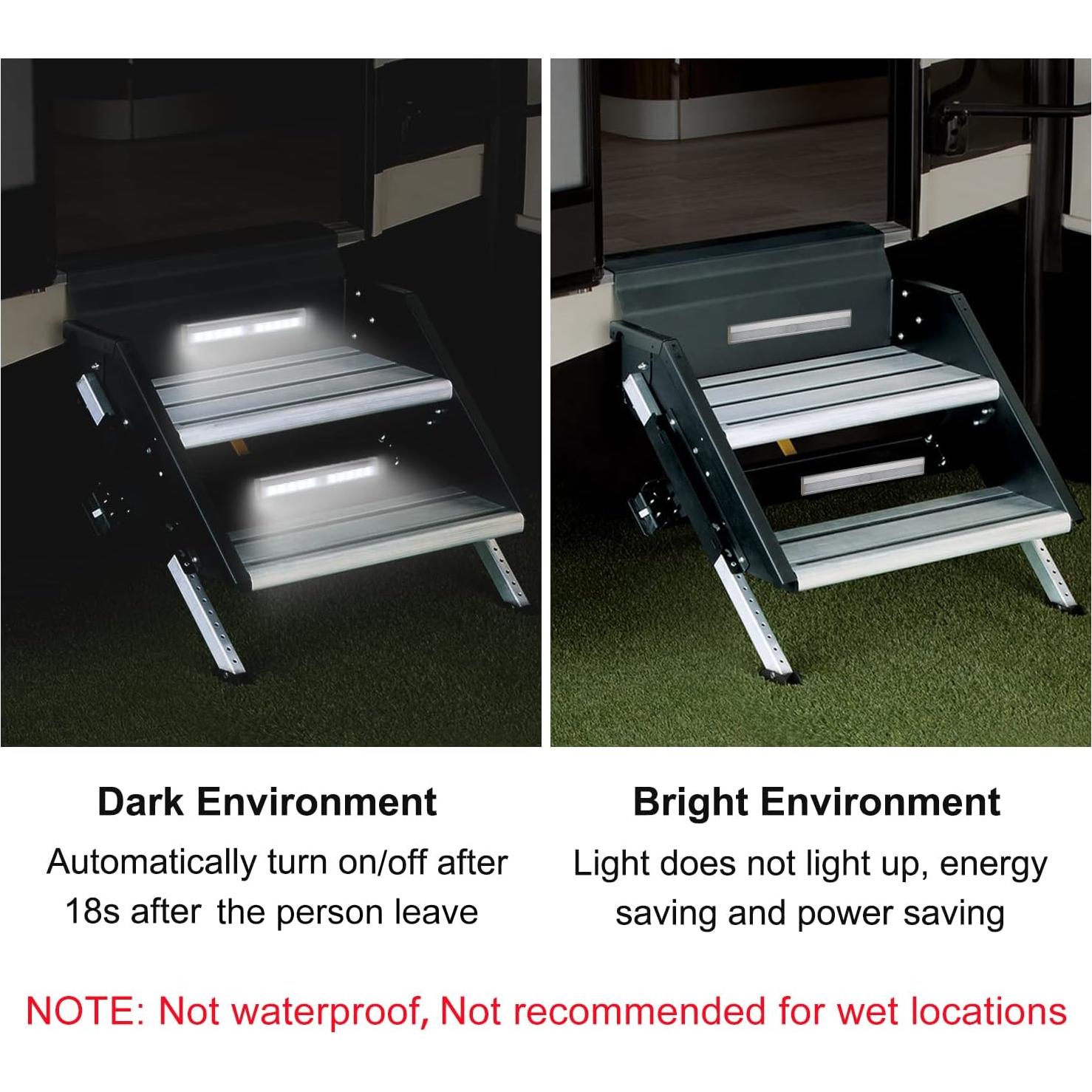 Luces de Escalera LED CCBASEBALL con Sensor de Movimiento - 2 Piezas