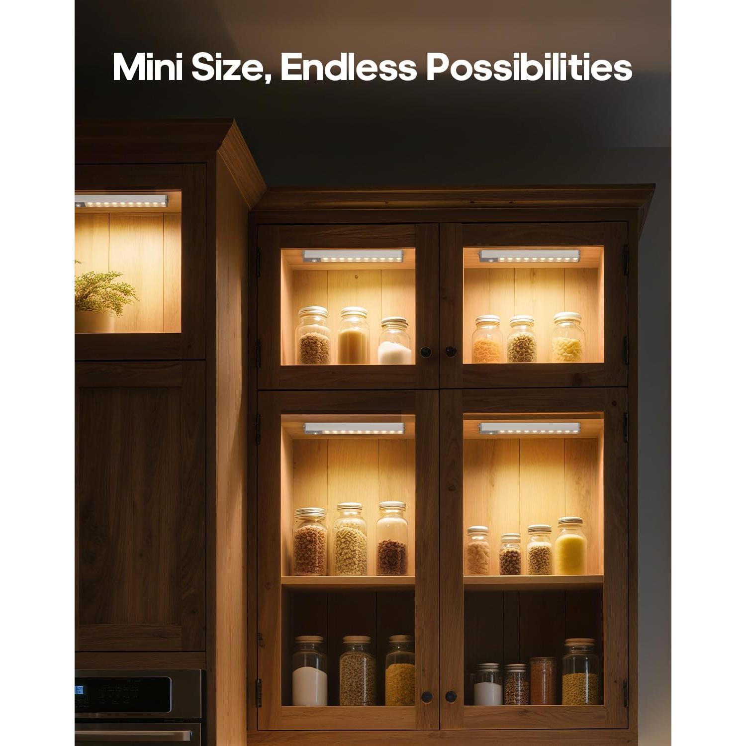 Luces LED Inalámbricas Goodea 7'' Recargables con Sensor 3 pcs