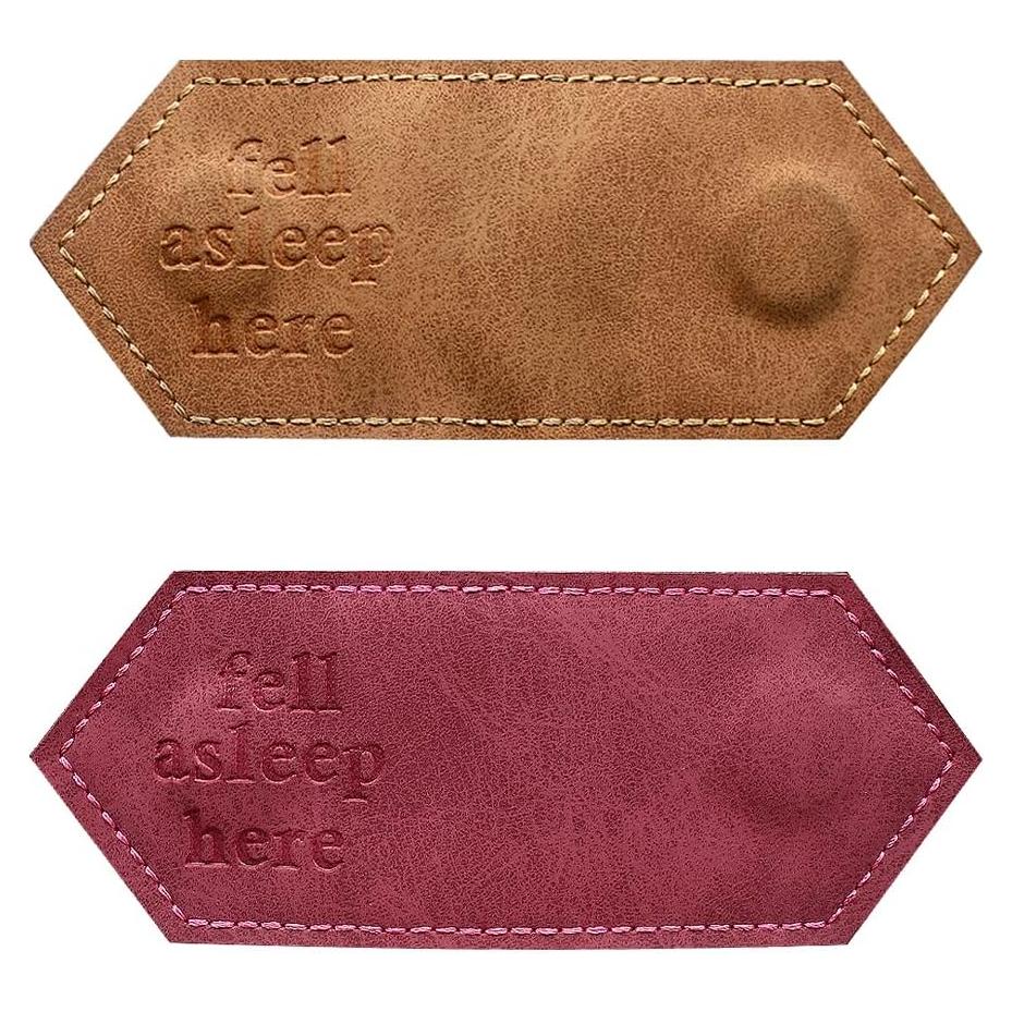 Marcadores Magnéticos PATCHUPS Fell Asleep Here Cuero Doble Cara