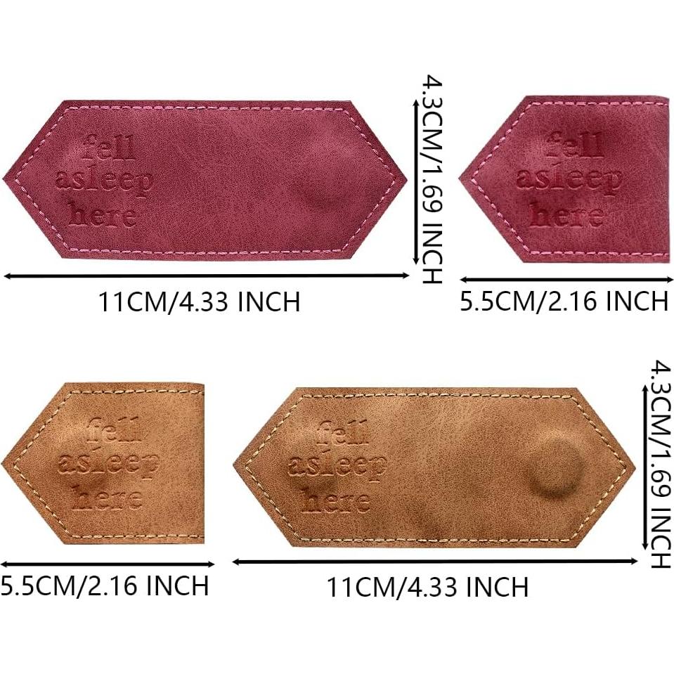 Marcadores Magnéticos PATCHUPS Fell Asleep Here Cuero Doble Cara