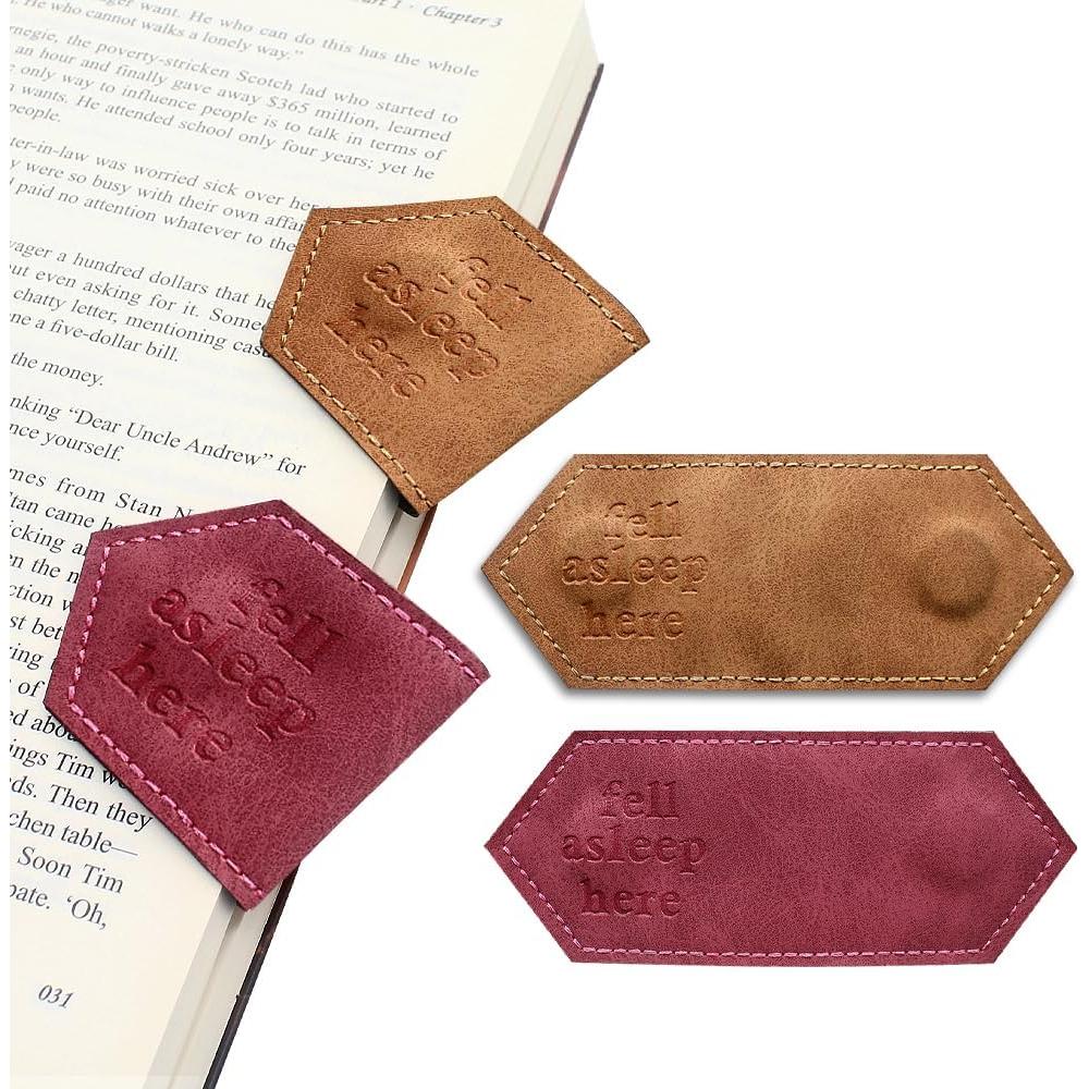 Marcadores Magnéticos PATCHUPS Fell Asleep Here Cuero Doble Cara