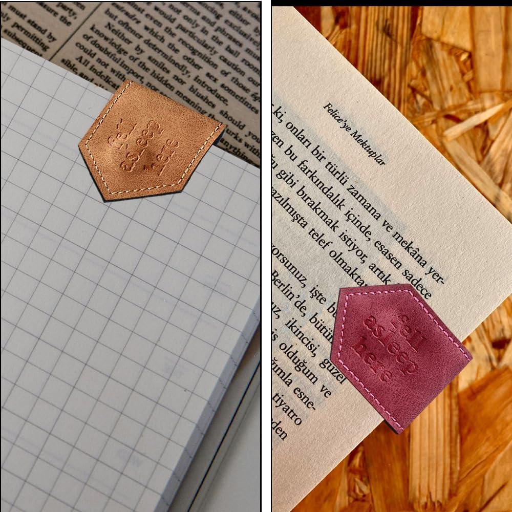 Marcadores Magnéticos PATCHUPS Fell Asleep Here Cuero Doble Cara