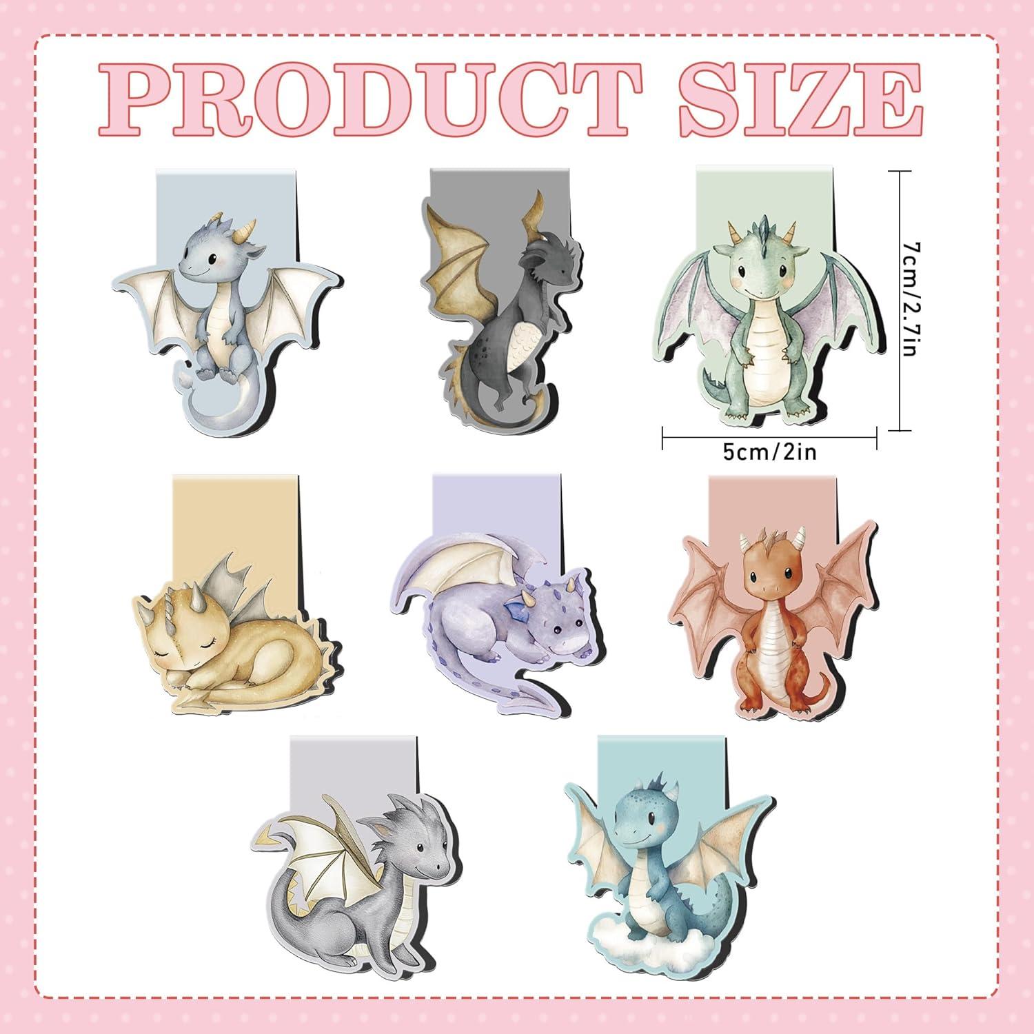 Marcadores Magnéticos Dragón Lindos MENIFEND - 8 Piezas