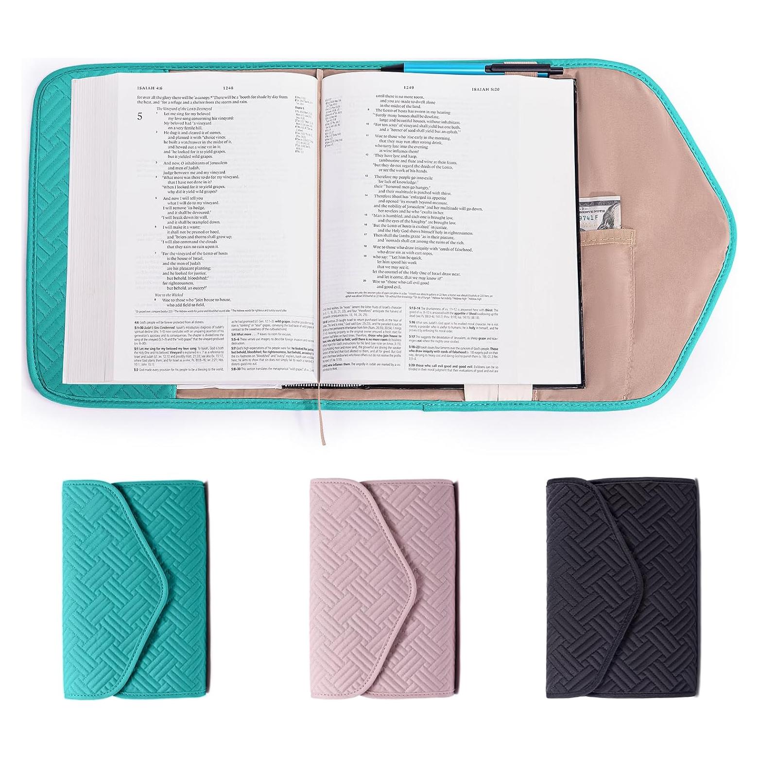 Funda de Libro Reutilizable Aplufine Grande Verde Azulado