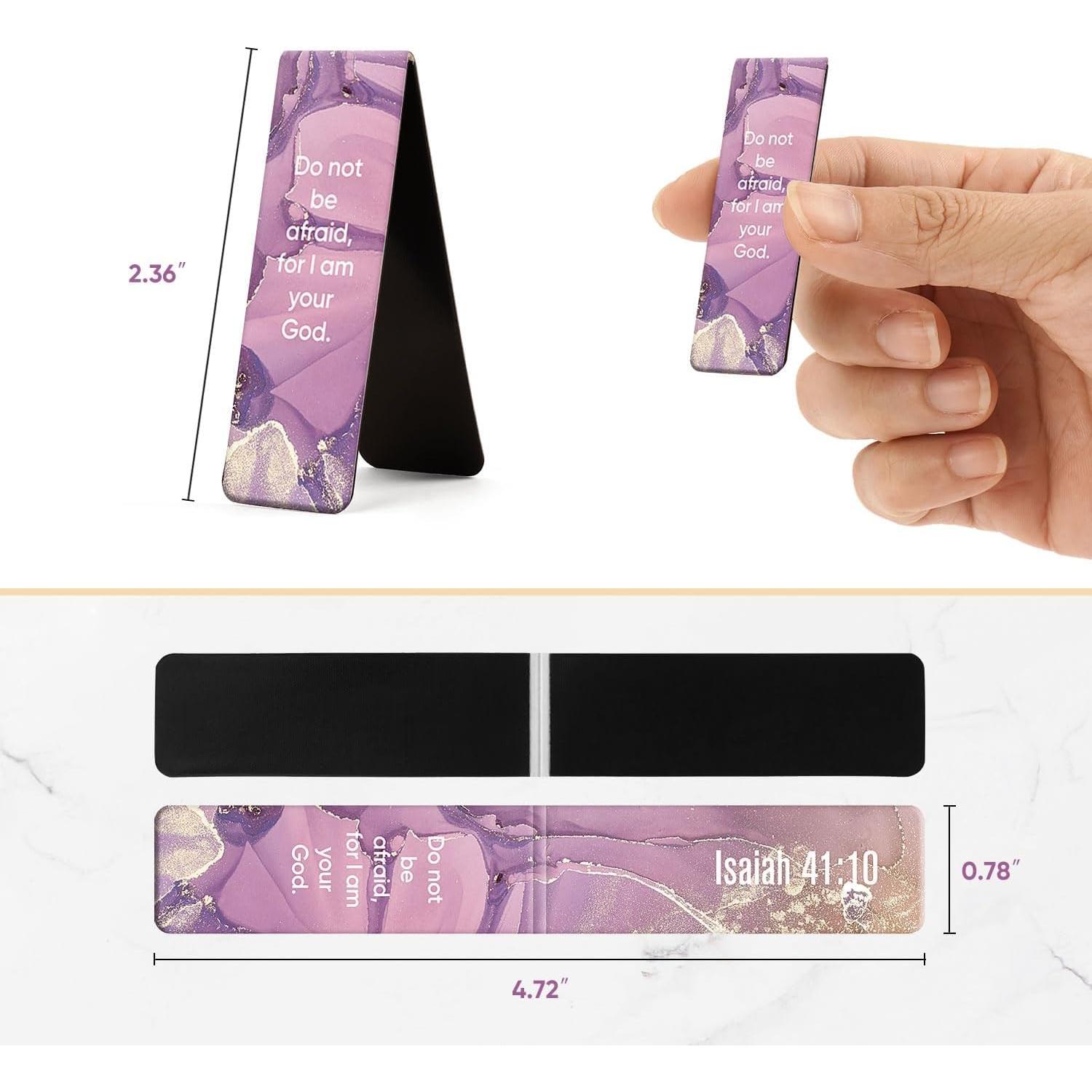 8 Marcadores Magnéticos Bíblicos Morjor - Ánimo y Fuerza 2