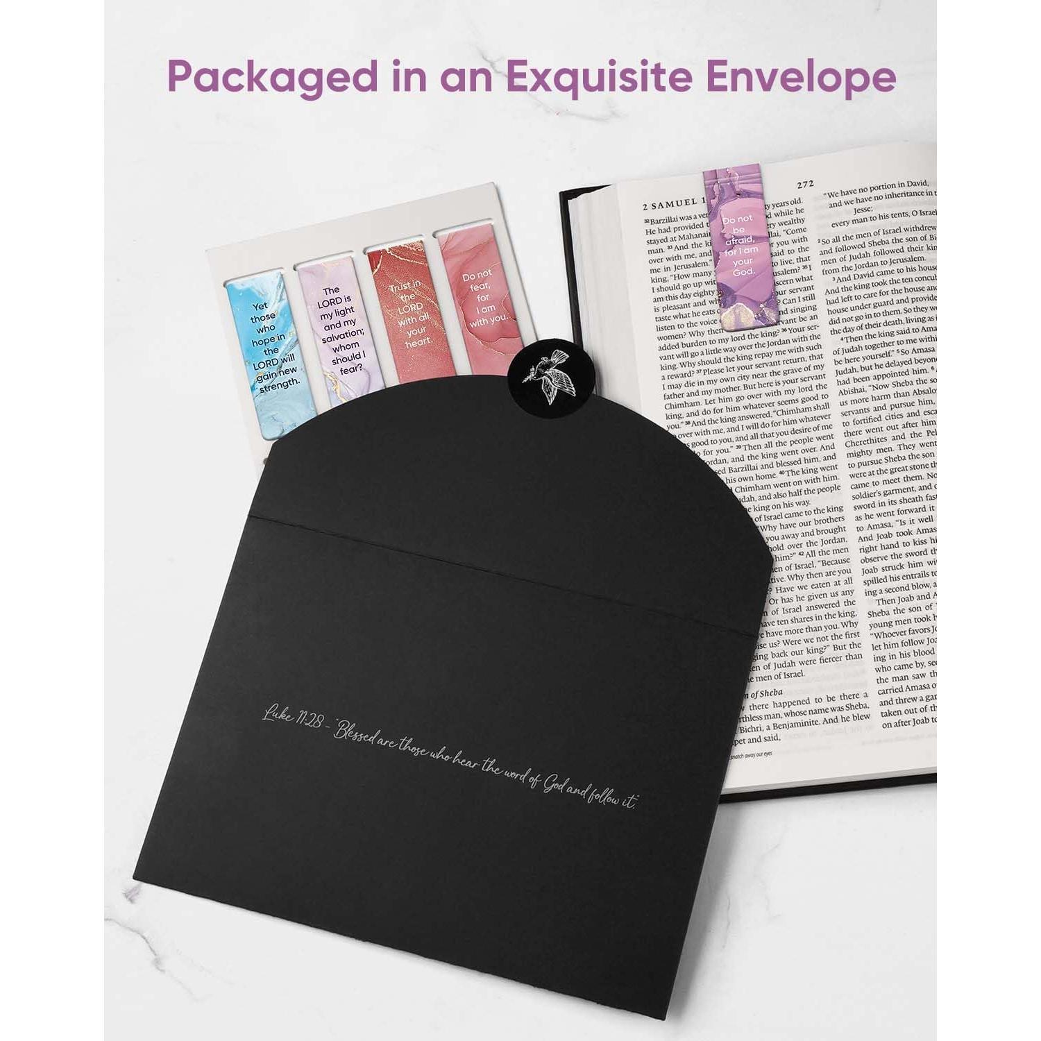 8 Marcadores Magnéticos Bíblicos Morjor - Ánimo y Fuerza 2