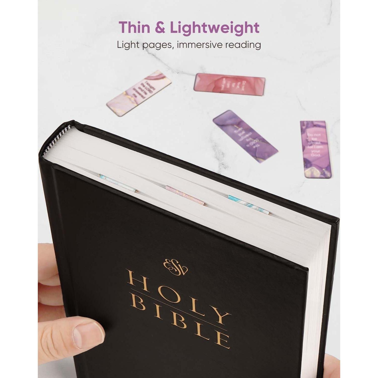 8 Marcadores Magnéticos Bíblicos Morjor - Ánimo y Fuerza 2