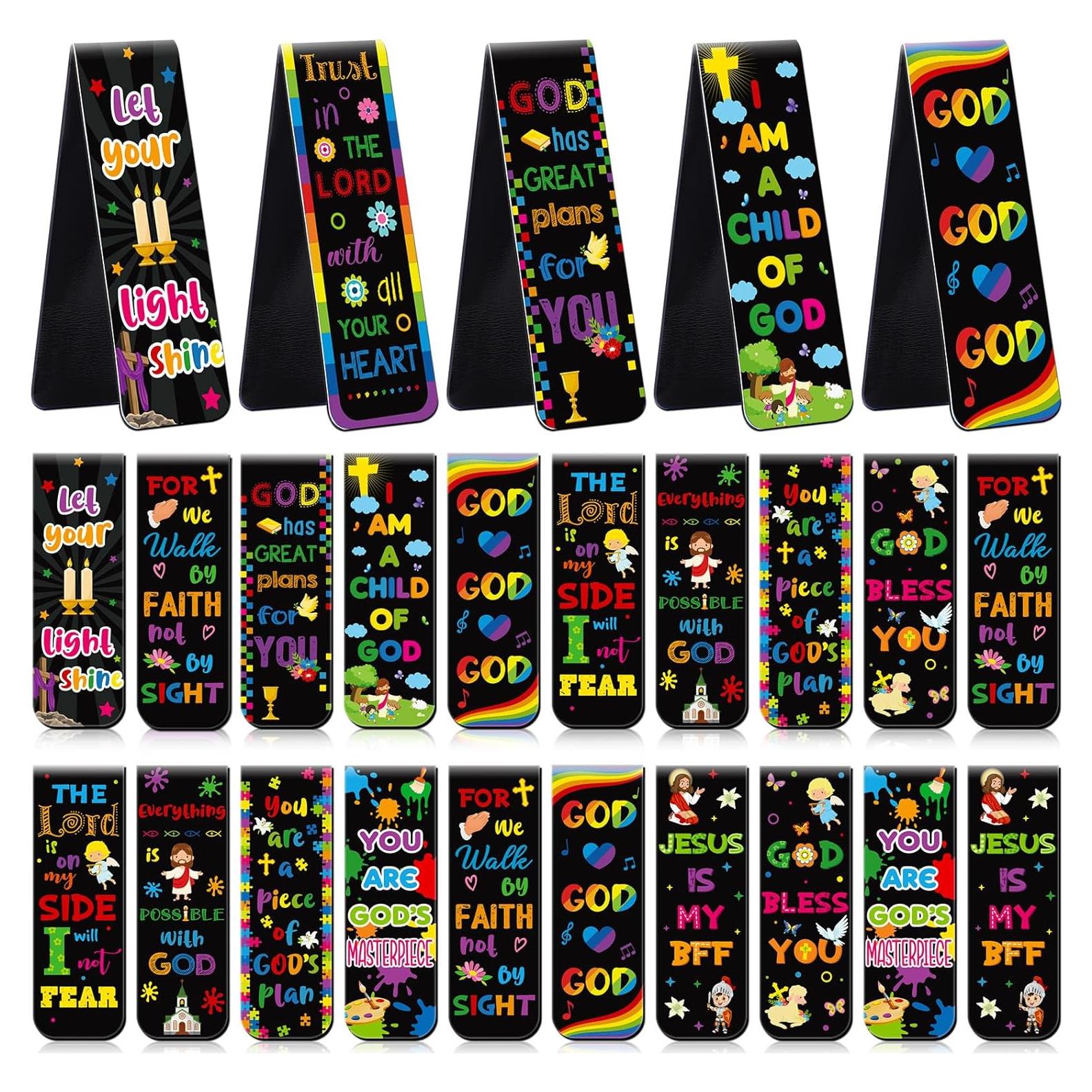 Marcadores Magnéticos Cristianos Harloon 48 Pcs Vibrantes