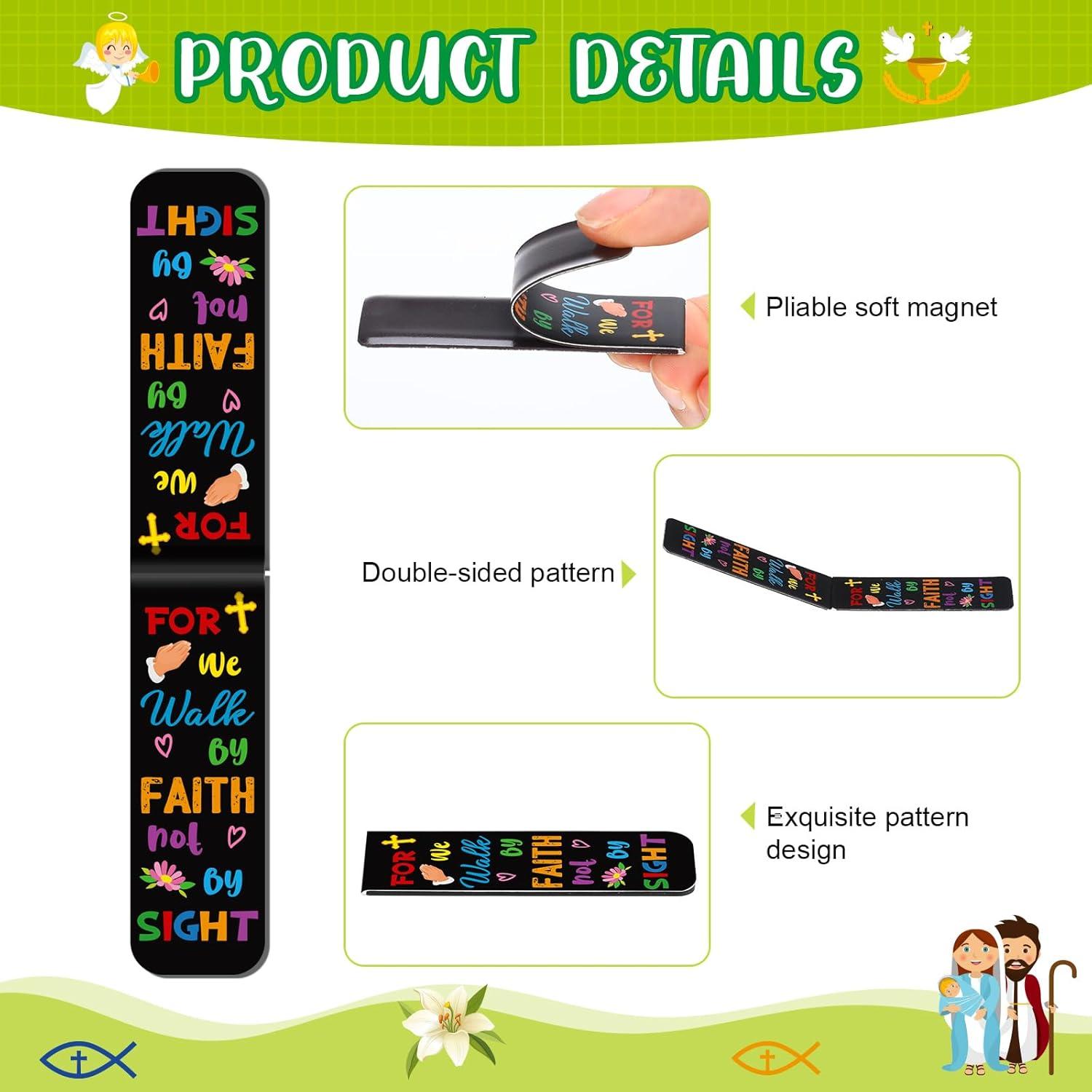 Marcadores Magnéticos Cristianos Harloon 48 Pcs Vibrantes