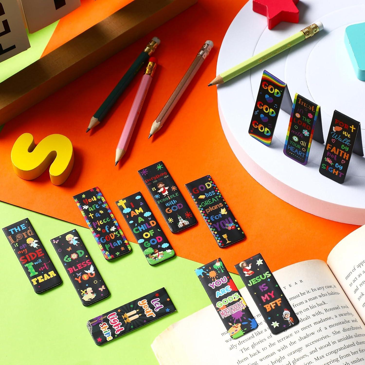 Marcadores Magnéticos Cristianos Harloon 48 Pcs Vibrantes