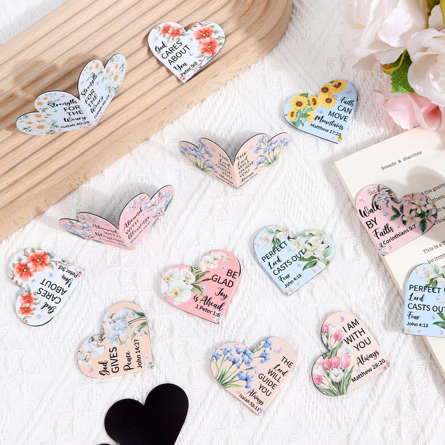 Marcadores Magnéticos Cristianos Wxiben - 30 Pcs Florales