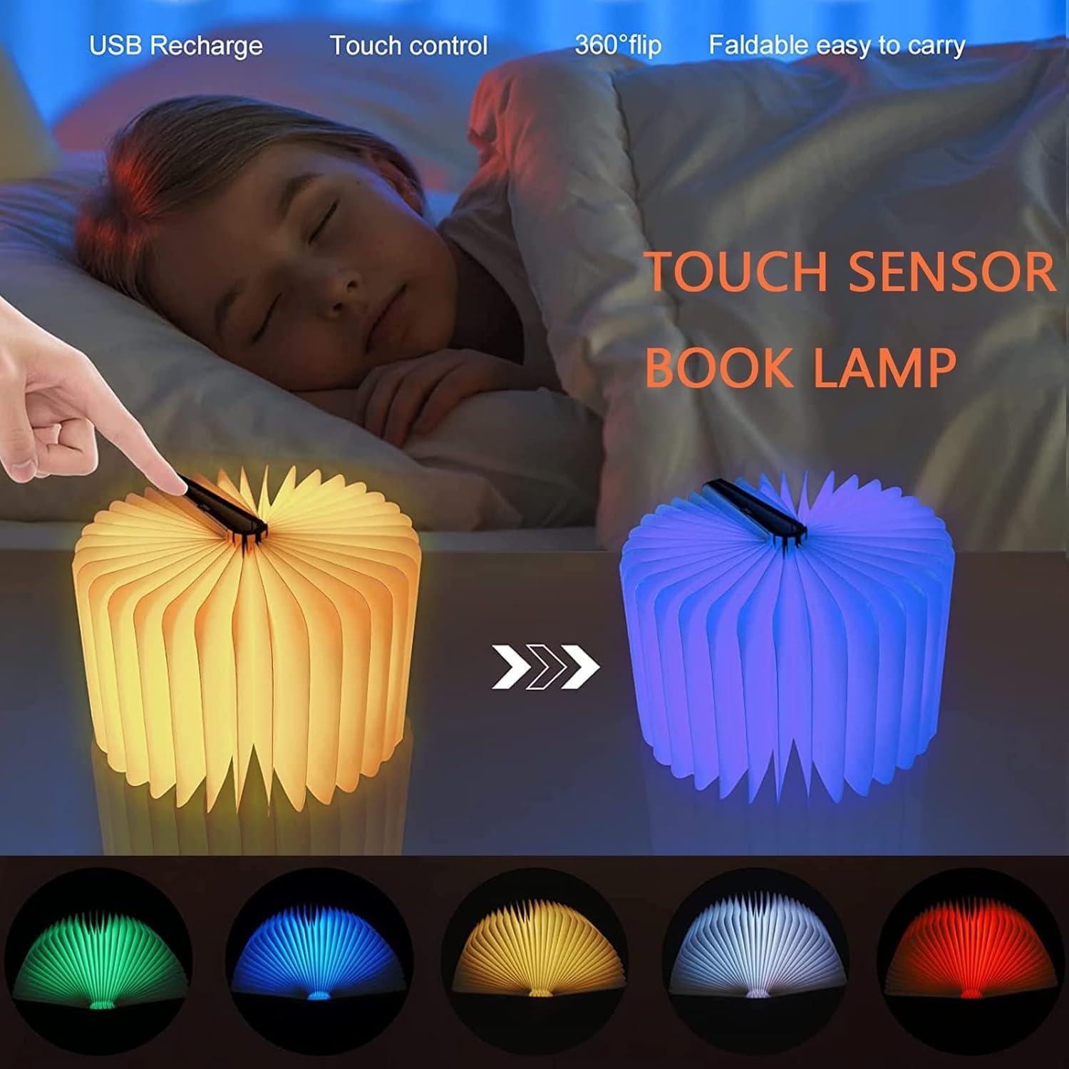 Lámpara de Libro LED Plegable Tiuredx - Madera Arce Blanco