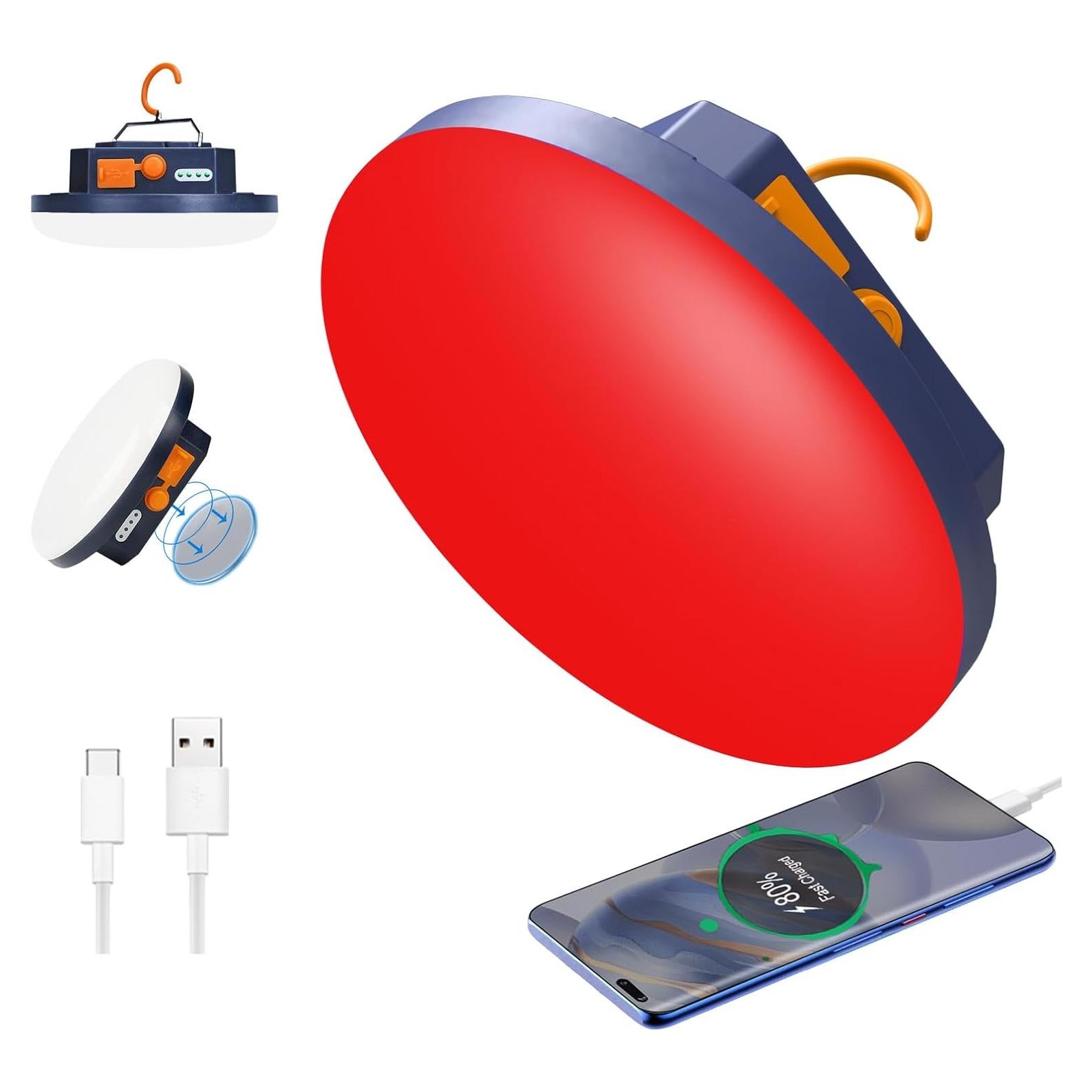 Linterna de Camping AODOO 10000mAh 4000LM IP45 Regulable