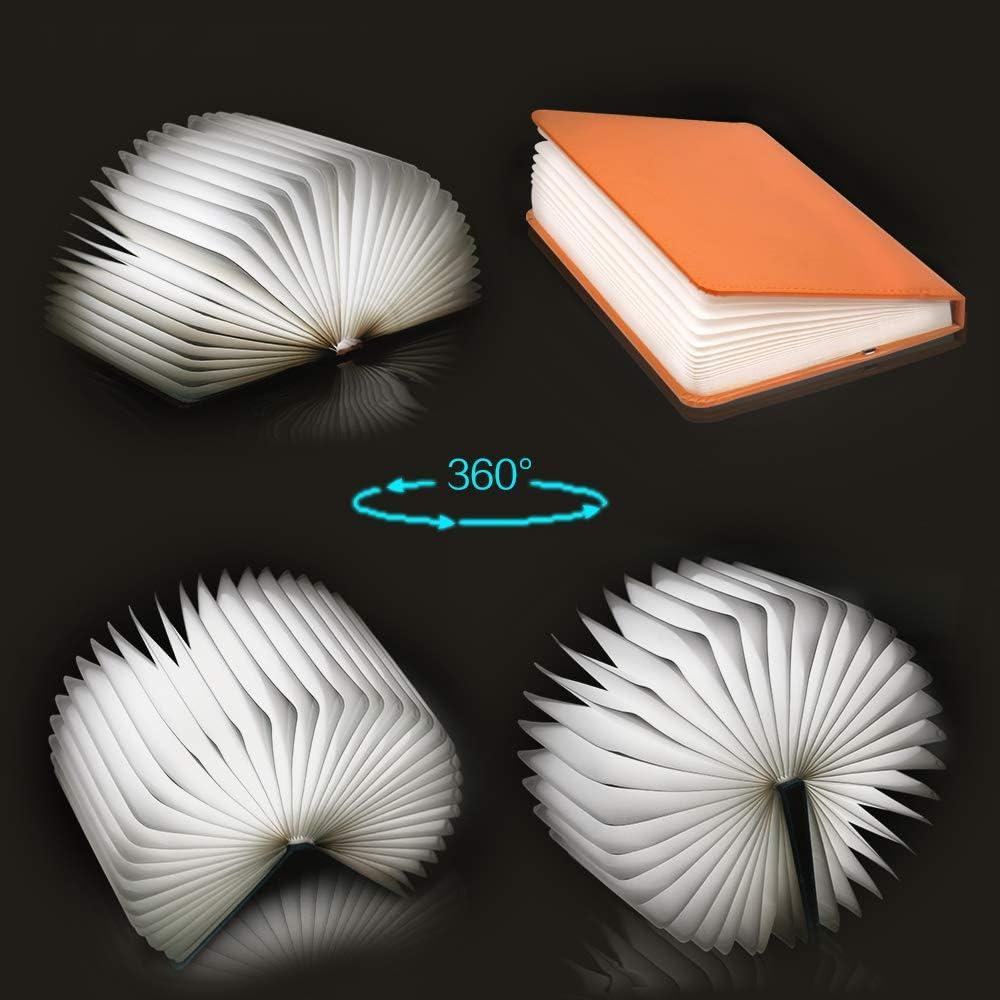 Lámpara de Libro Veesee LED Plegable 8 Colores Recargable