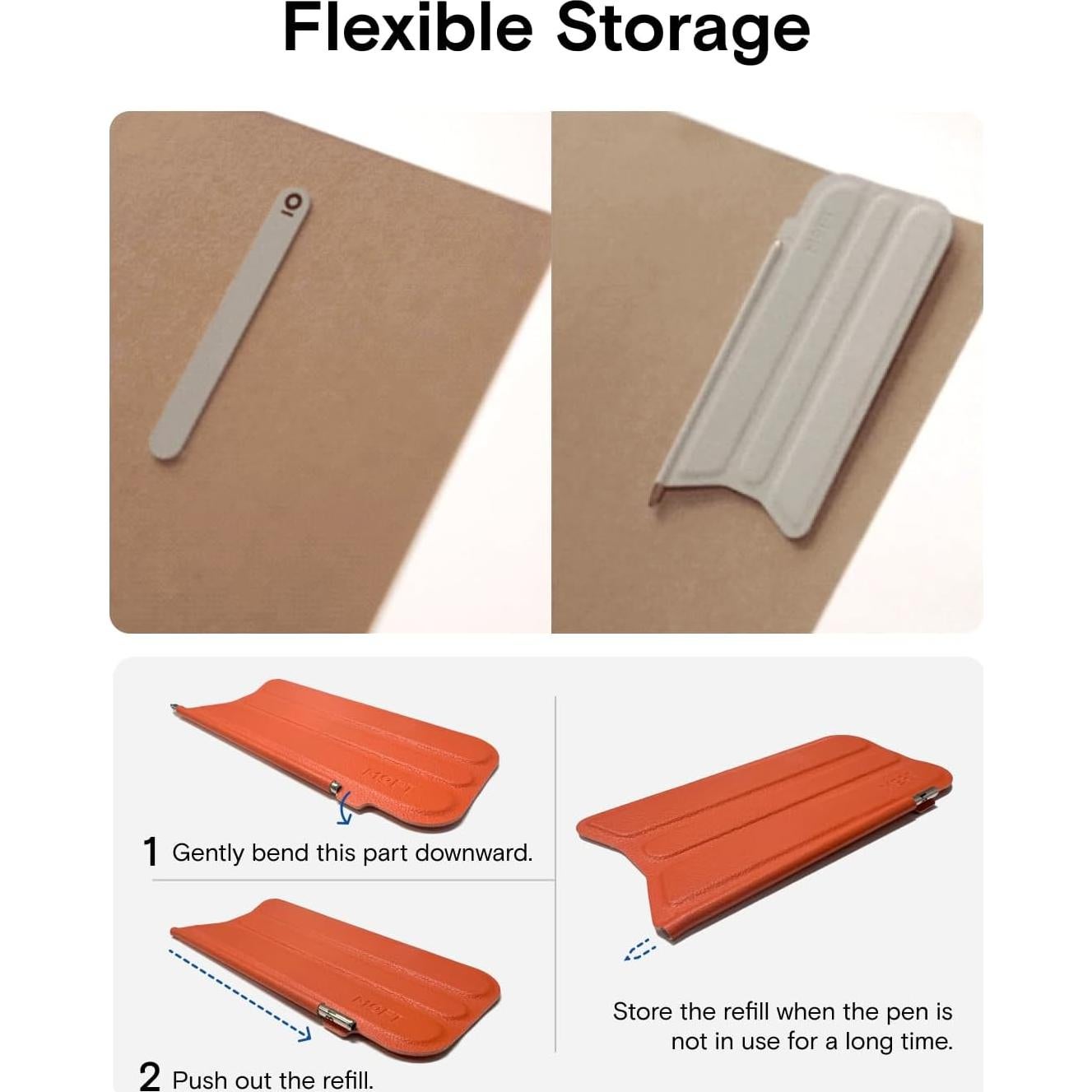 Bolígrafo Invisible MOFT Plegable Ligero 9.5g Color Blackberry