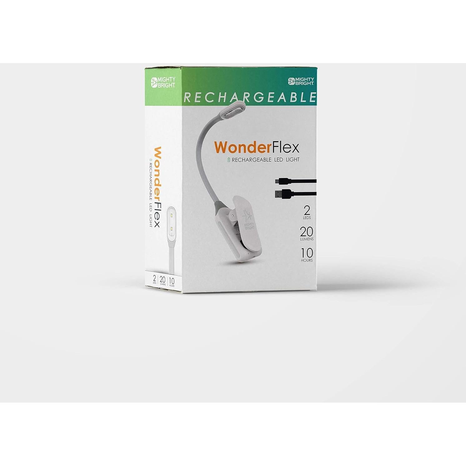 Luz de Libro Recargable Mighty Bright WonderFlex 20 Lúmenes