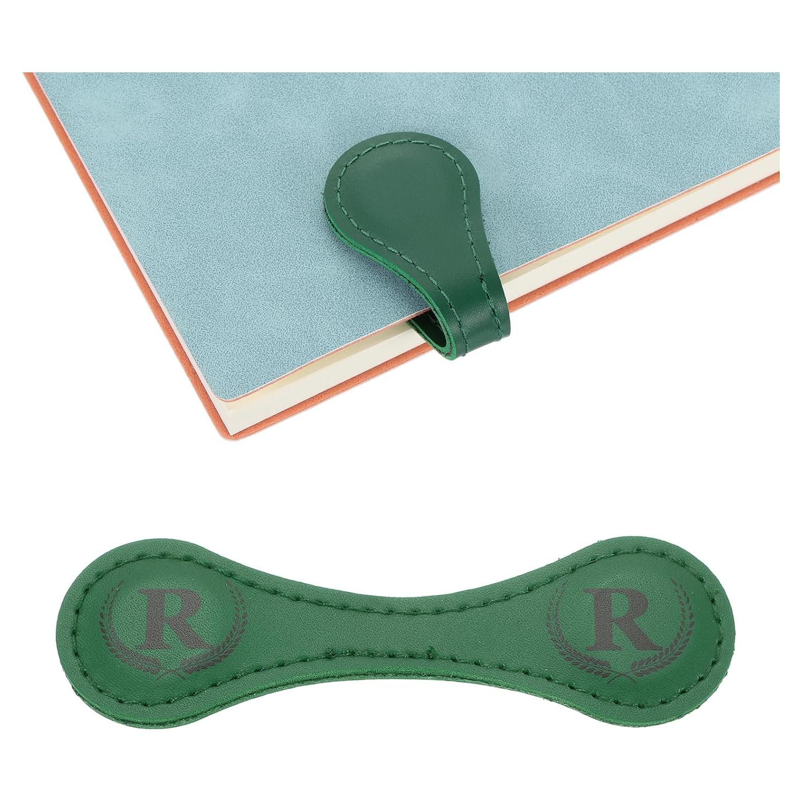 Marcador Magnético de Piel Personalizado uxcell Verde Claro