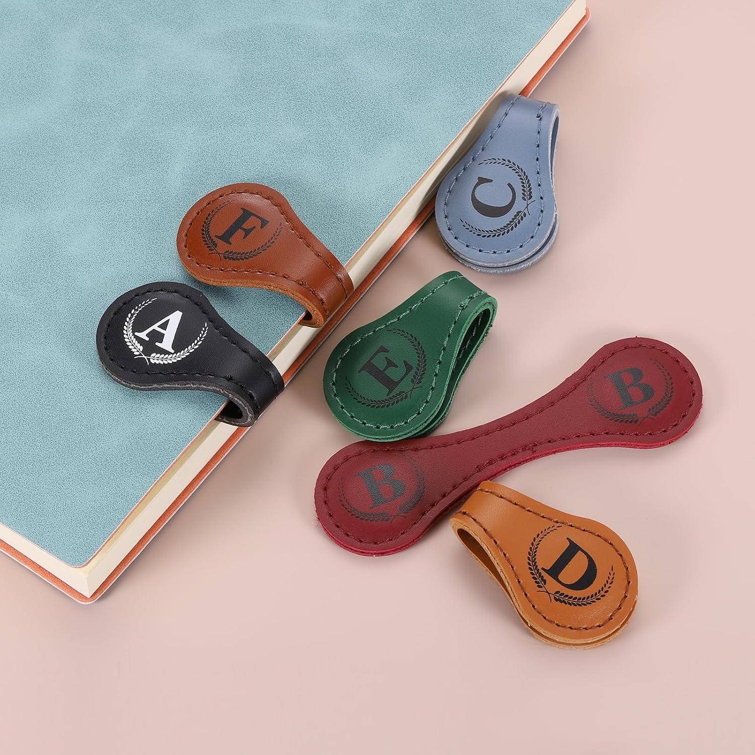 Marcador Magnético de Piel Personalizado uxcell Verde Claro