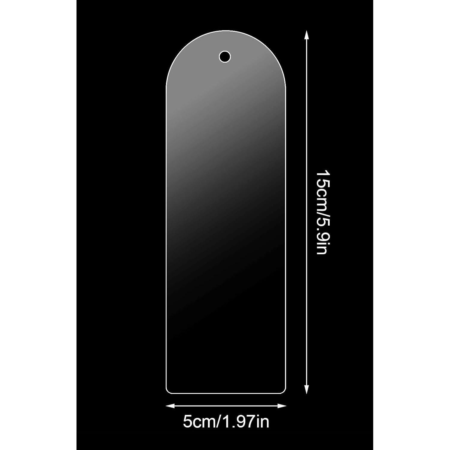 Marcadores de Página Acrílico Claro Penta Angel 20 Pcs DIY