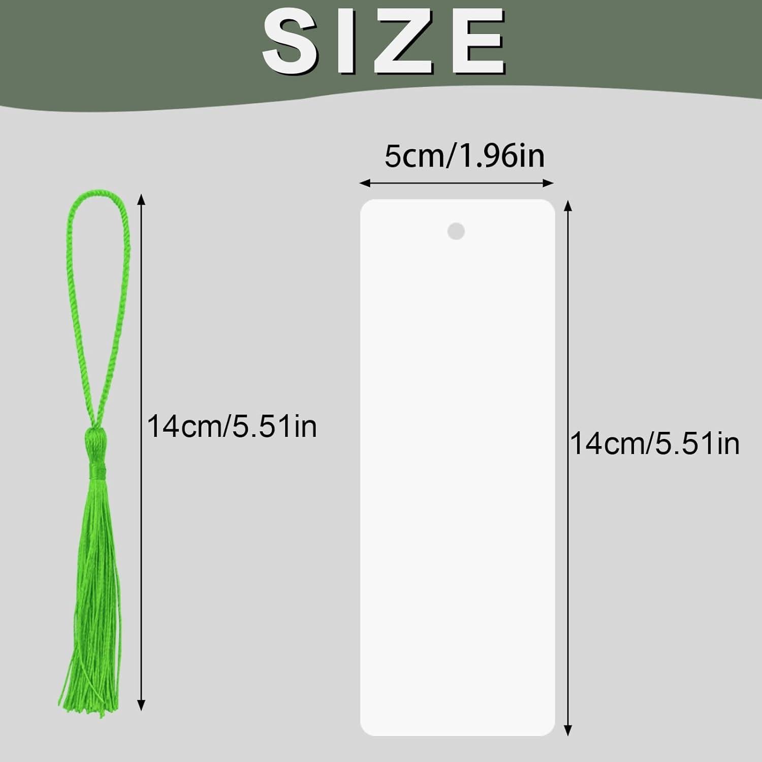 Kit de Marcadores Blancos Bercoor 240 Pcs con Borlas Coloridas