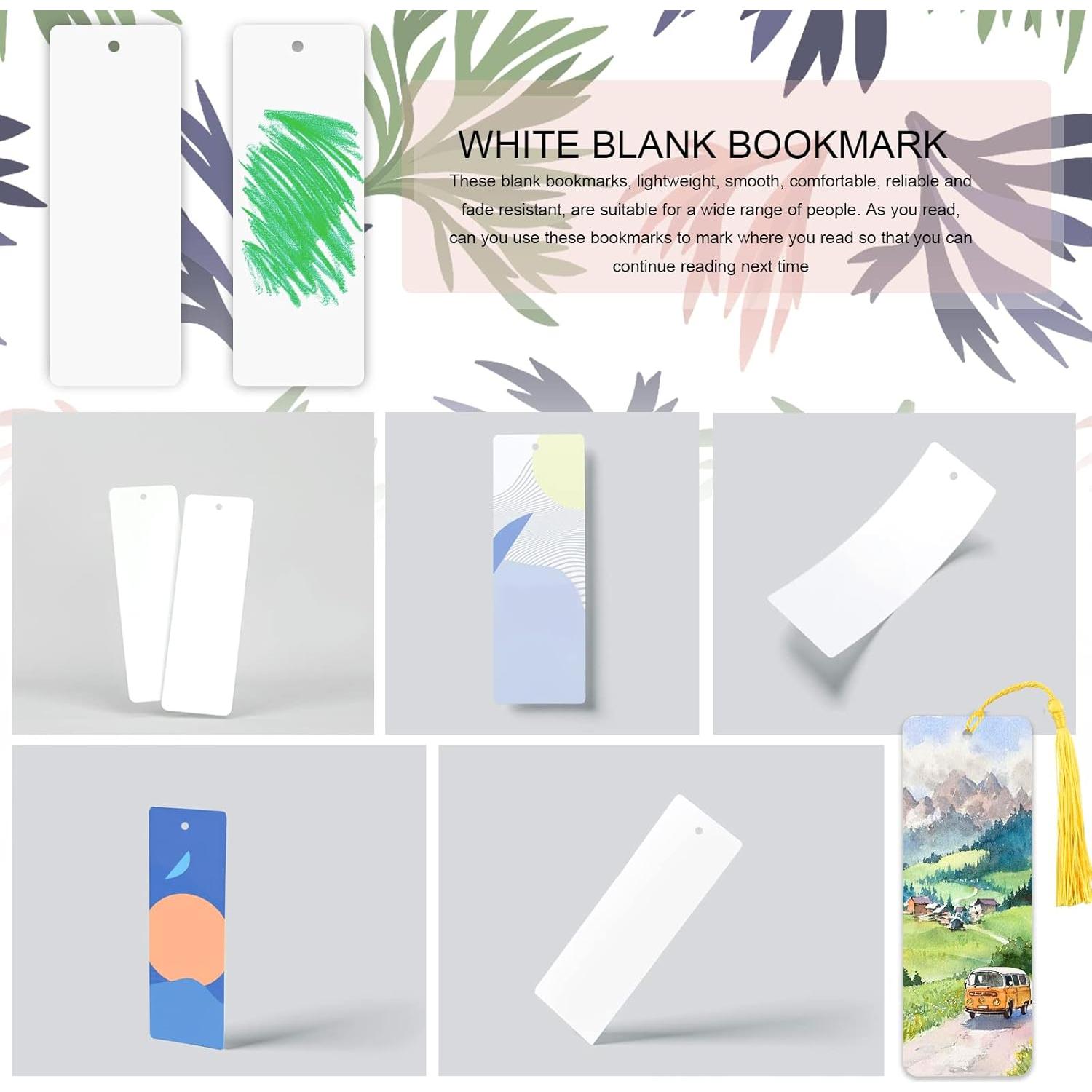 Kit de Marcadores Blancos Bercoor 240 Pcs con Borlas Coloridas