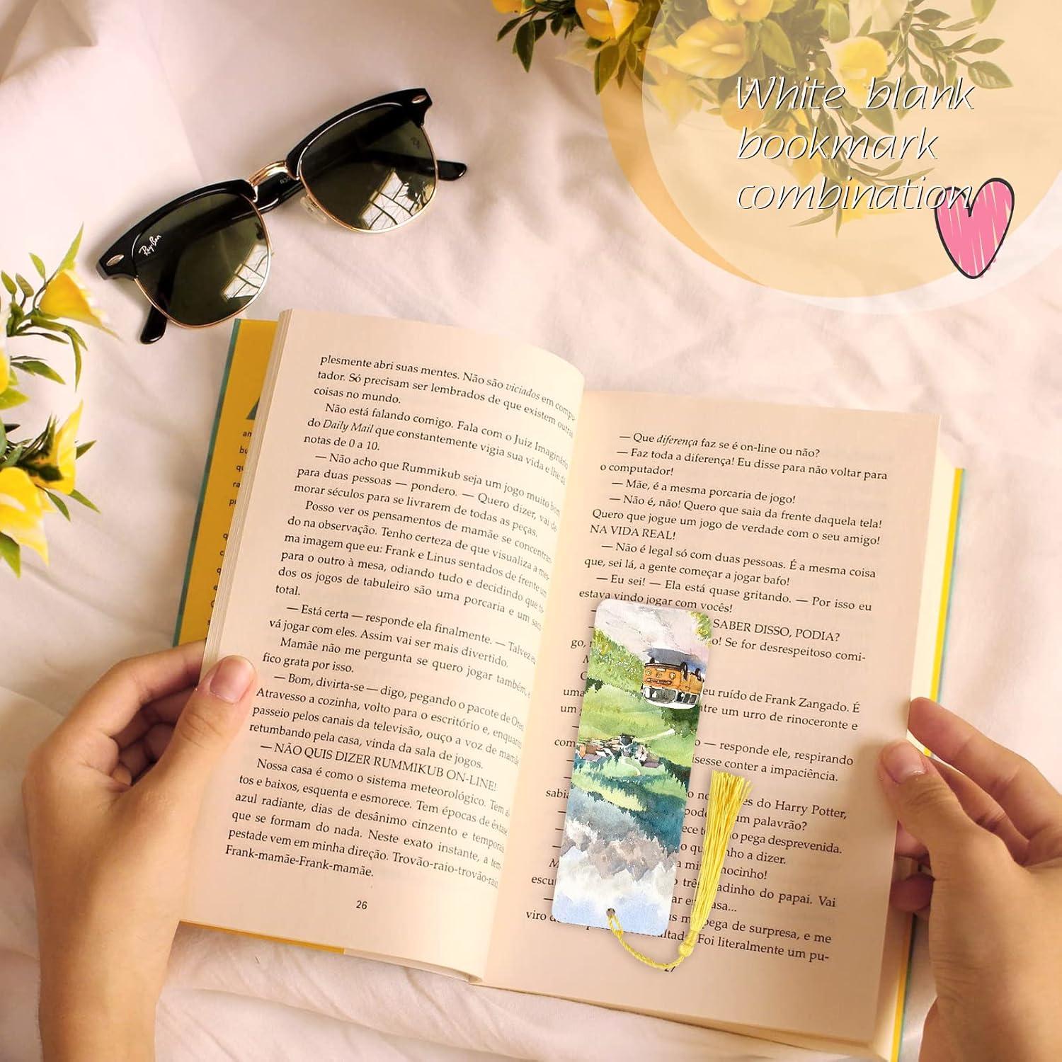 Kit de Marcadores Blancos Bercoor 240 Pcs con Borlas Coloridas