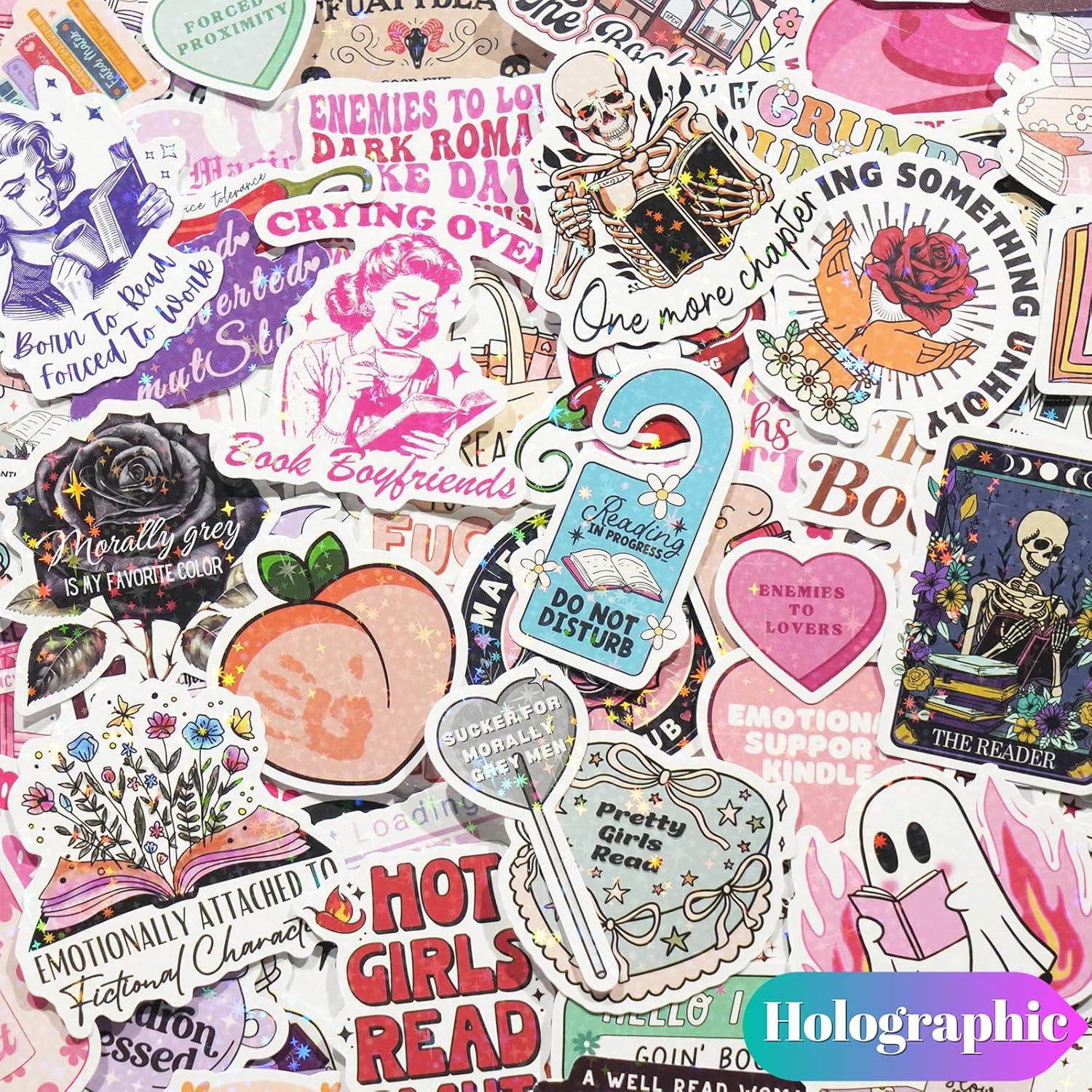 150 Stickers Holográficos de Romance LakoArt para Kindle