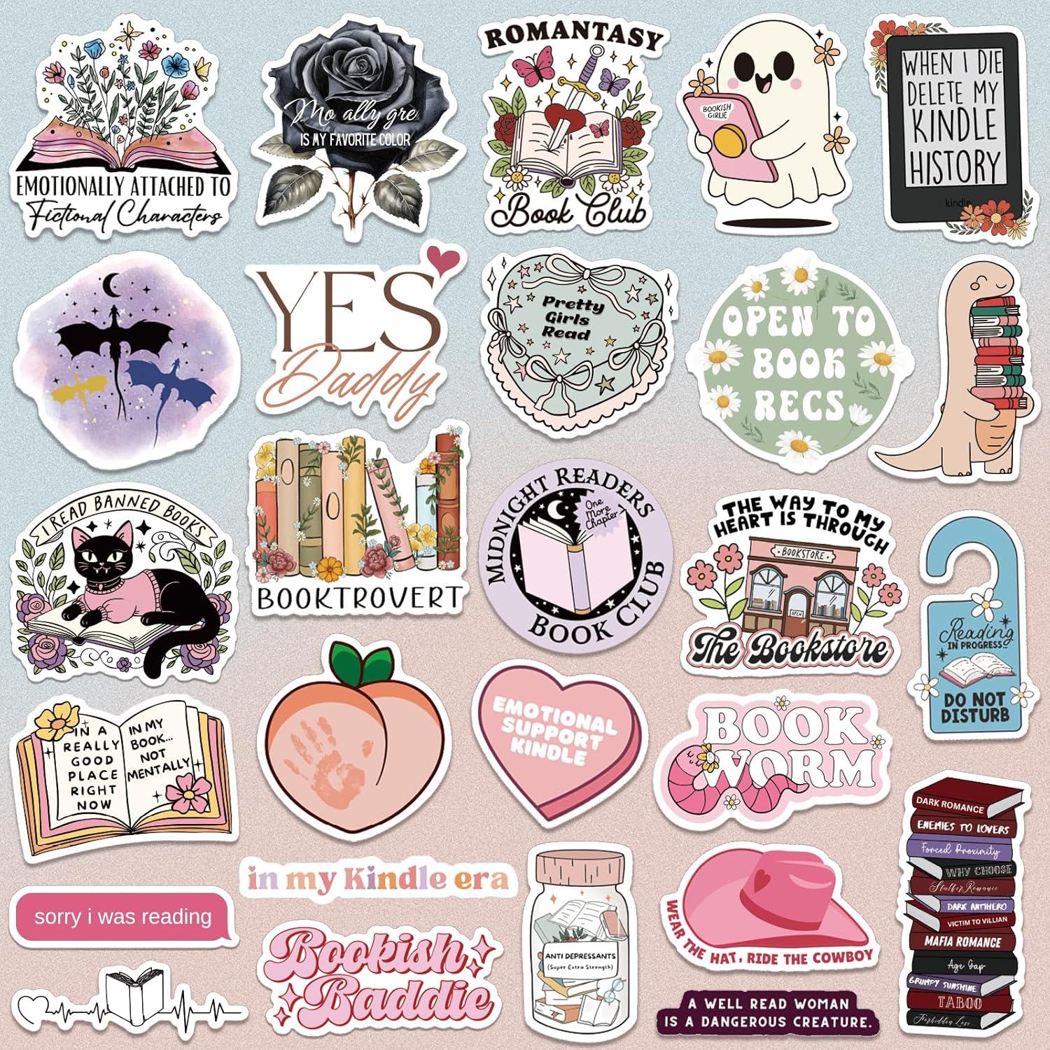 150 Stickers Holográficos de Romance LakoArt para Kindle