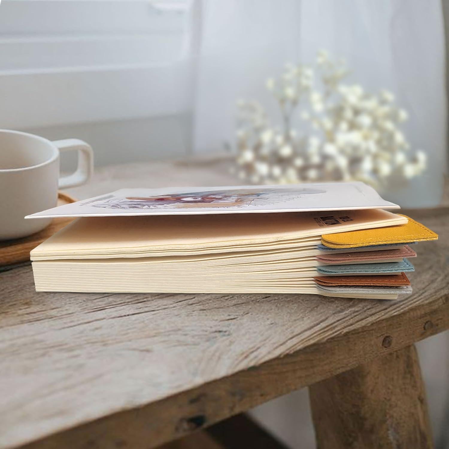 Marcadores de Corazón de Cuero OXIHOUSE&CO - Set de 6 Piezas