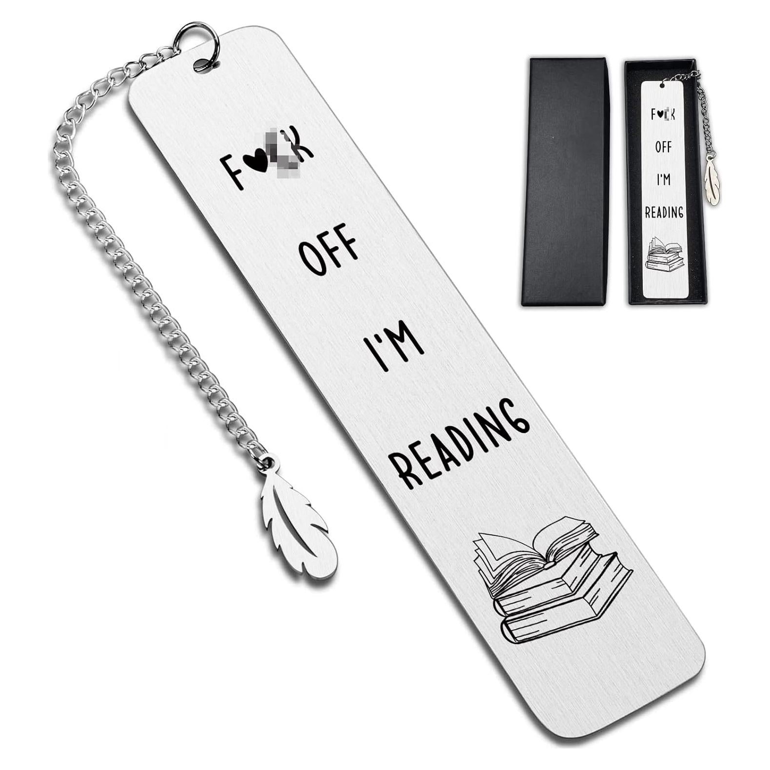 Marcador Divertido de Acero Inoxidable JCHCAMRY 13x3cm