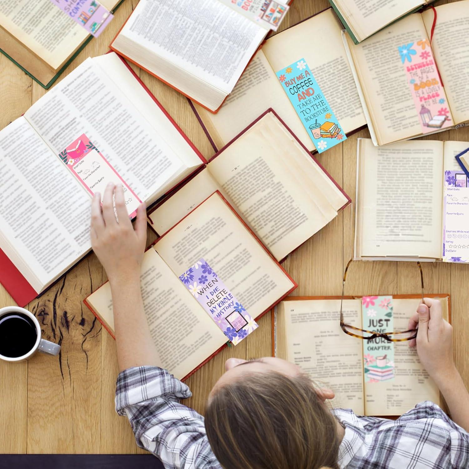 Marcadores de Página LiYiQ 100 Pcs Doble Cara Coloridos