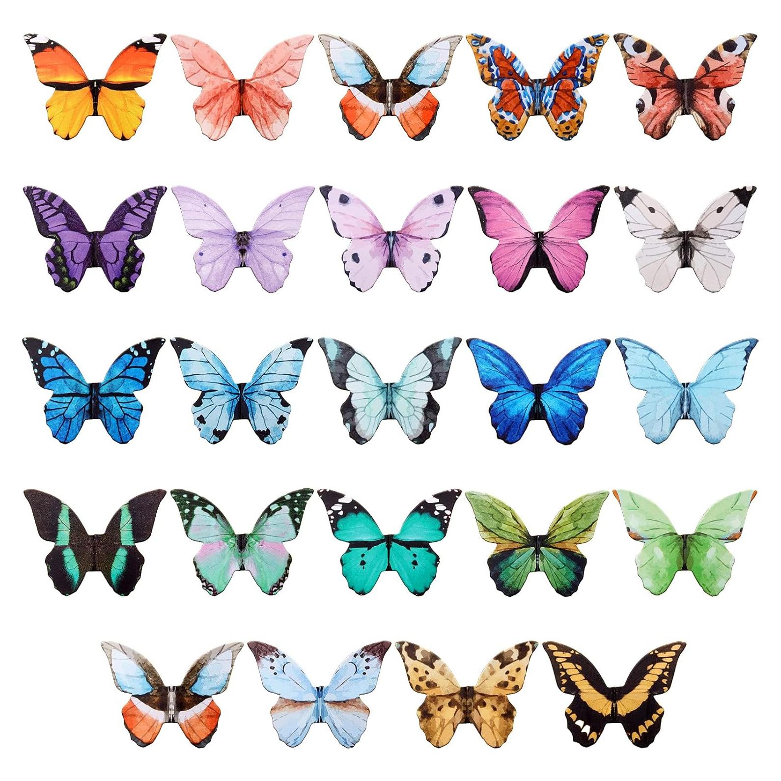 Marcadores de Página Magnéticos Nezyo 24 Piezas Mariposa