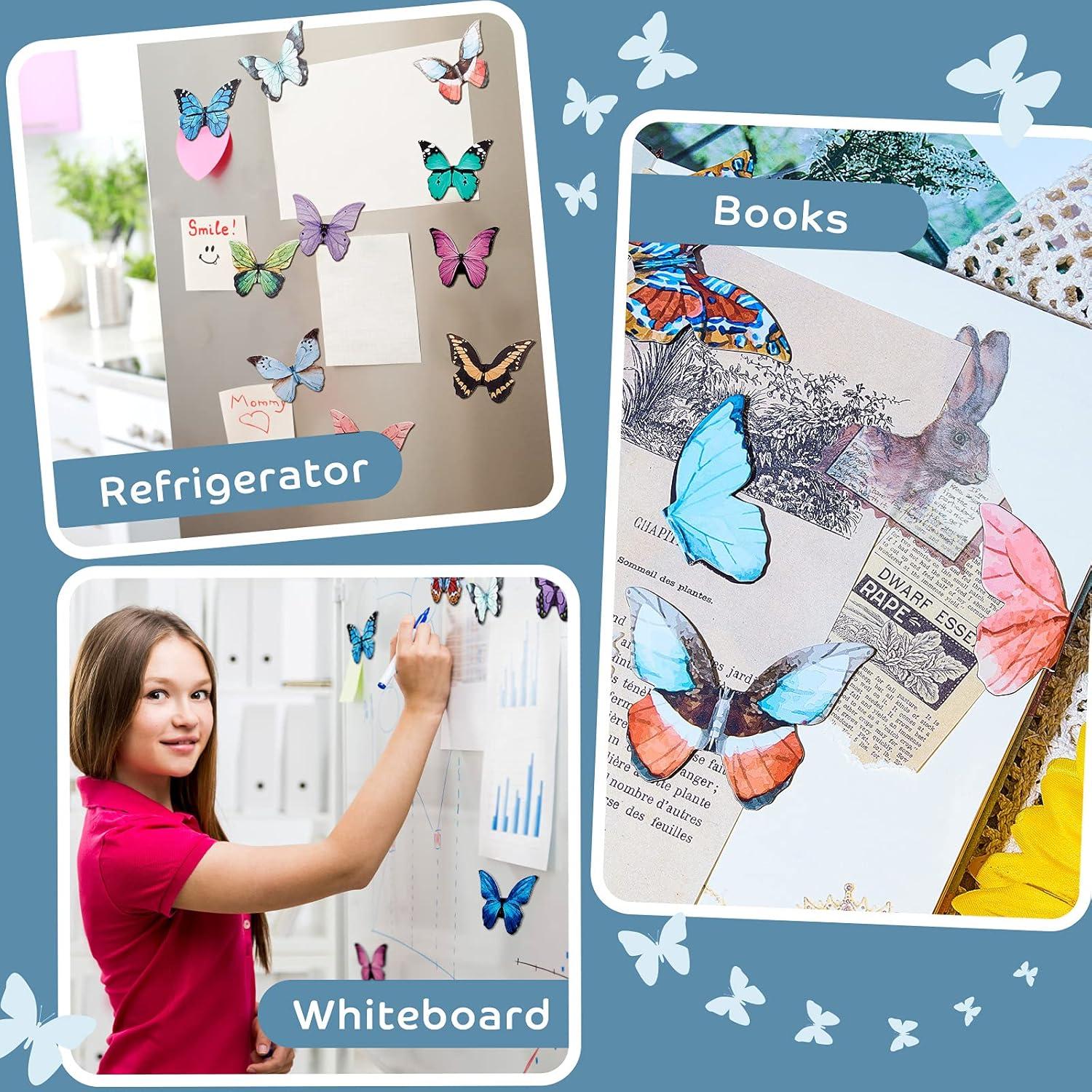 Marcadores de Página Magnéticos Nezyo 24 Piezas Mariposa