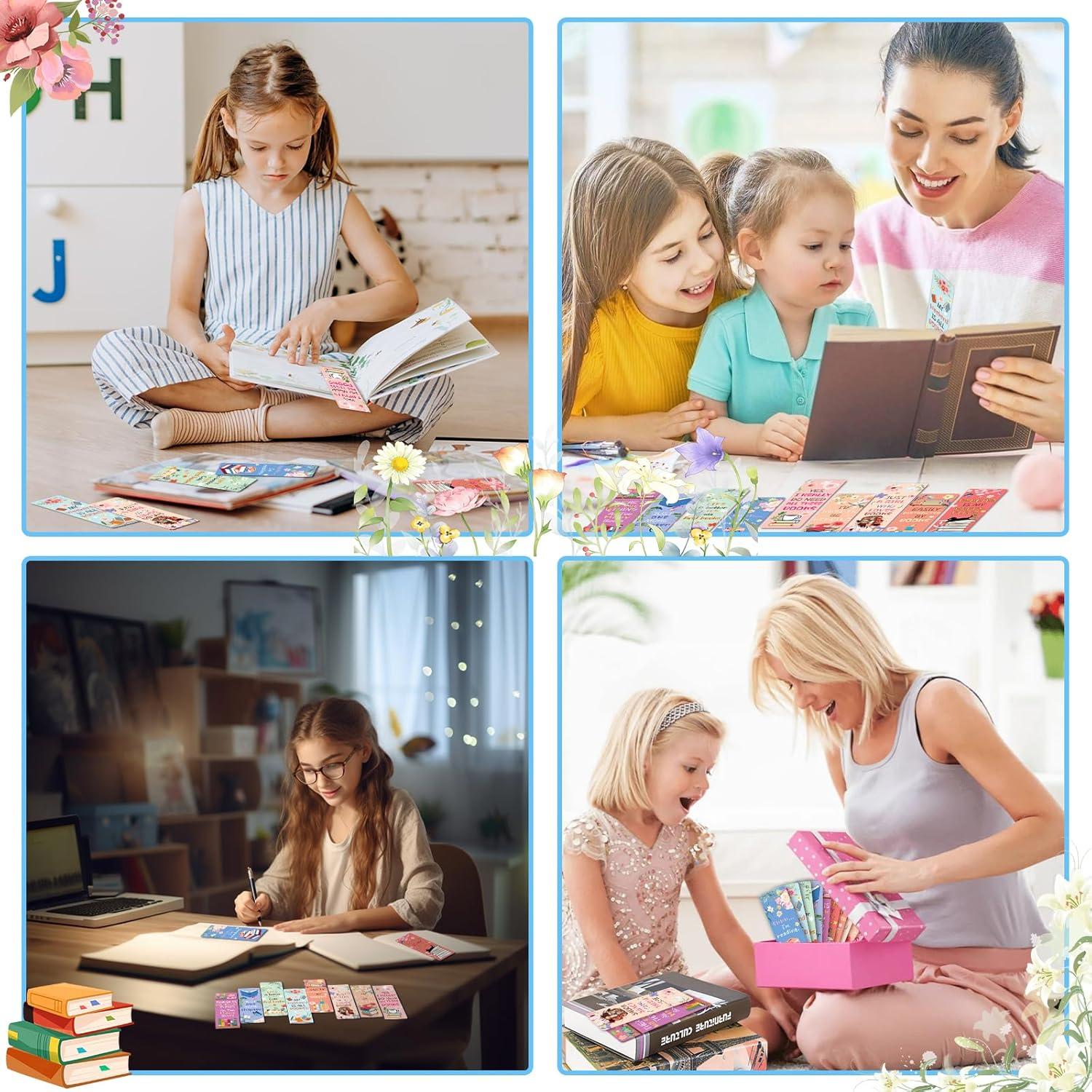 100 Marcadores Doble Cara Emzrivo para Amantes de los Libros